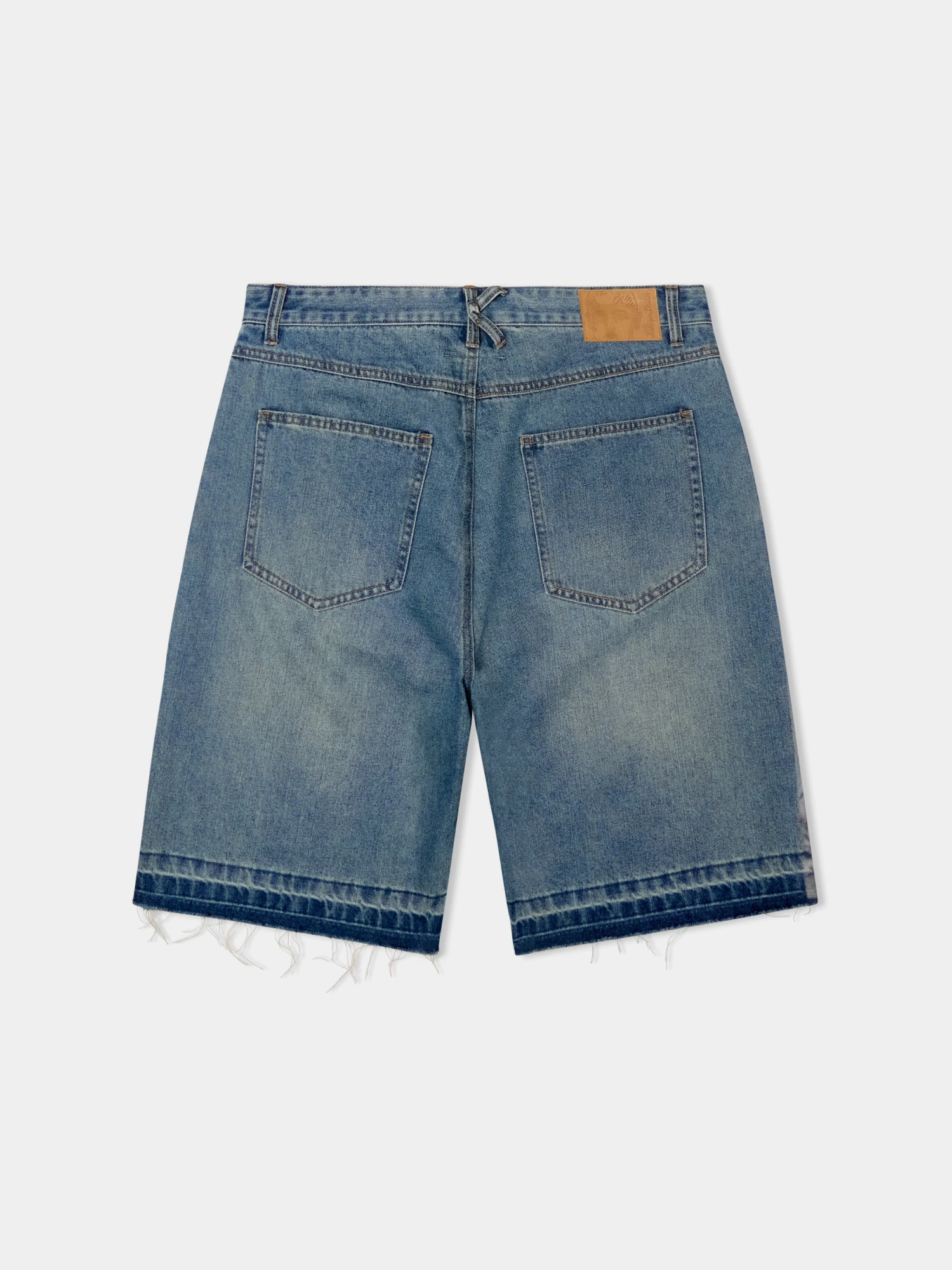 Шорты KidSuper Painted Panel Shorts Light Wash