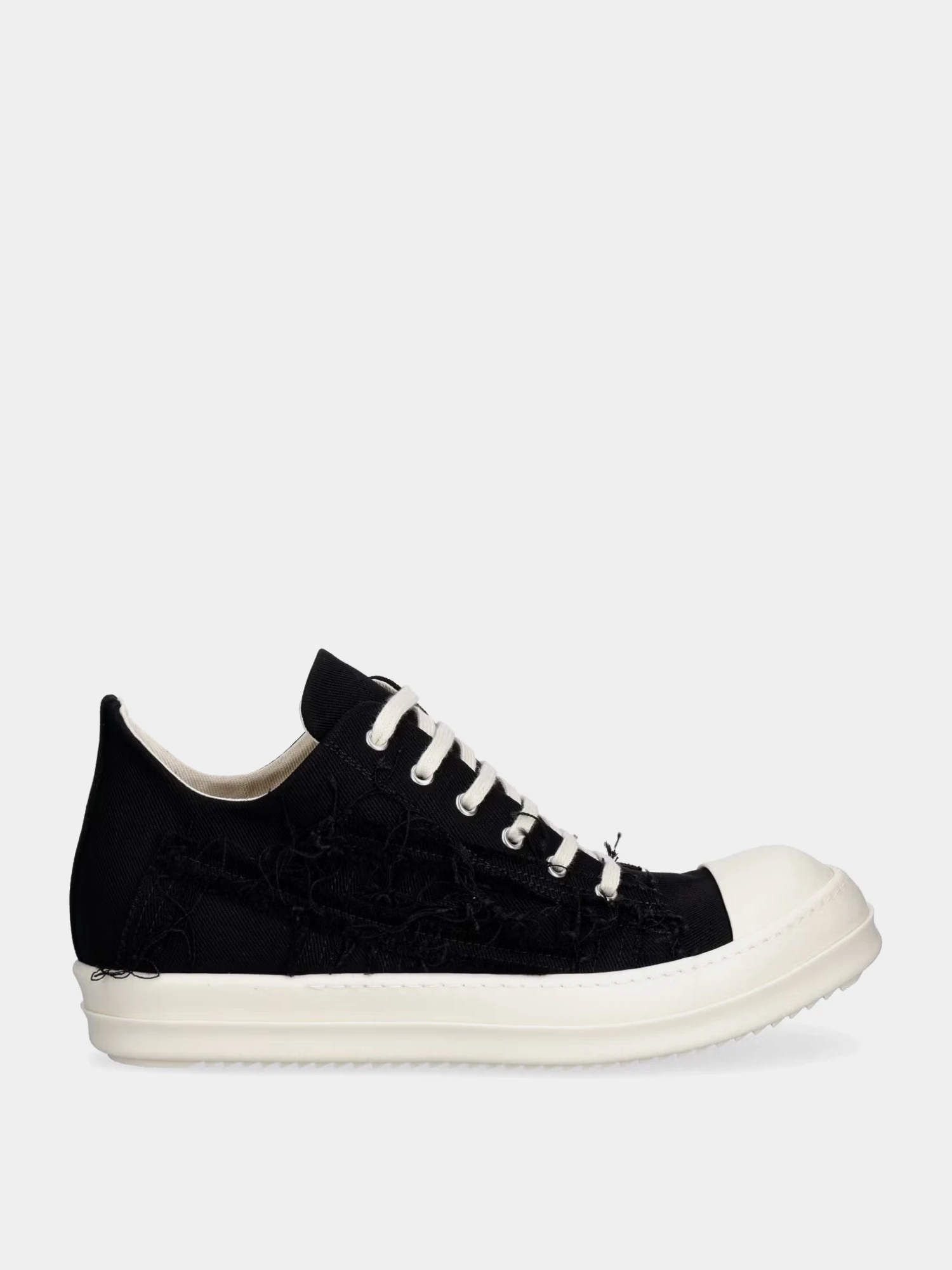 Кеды RICK OWENS DRKSHDW Denim Low Sneaks Black/Milk
