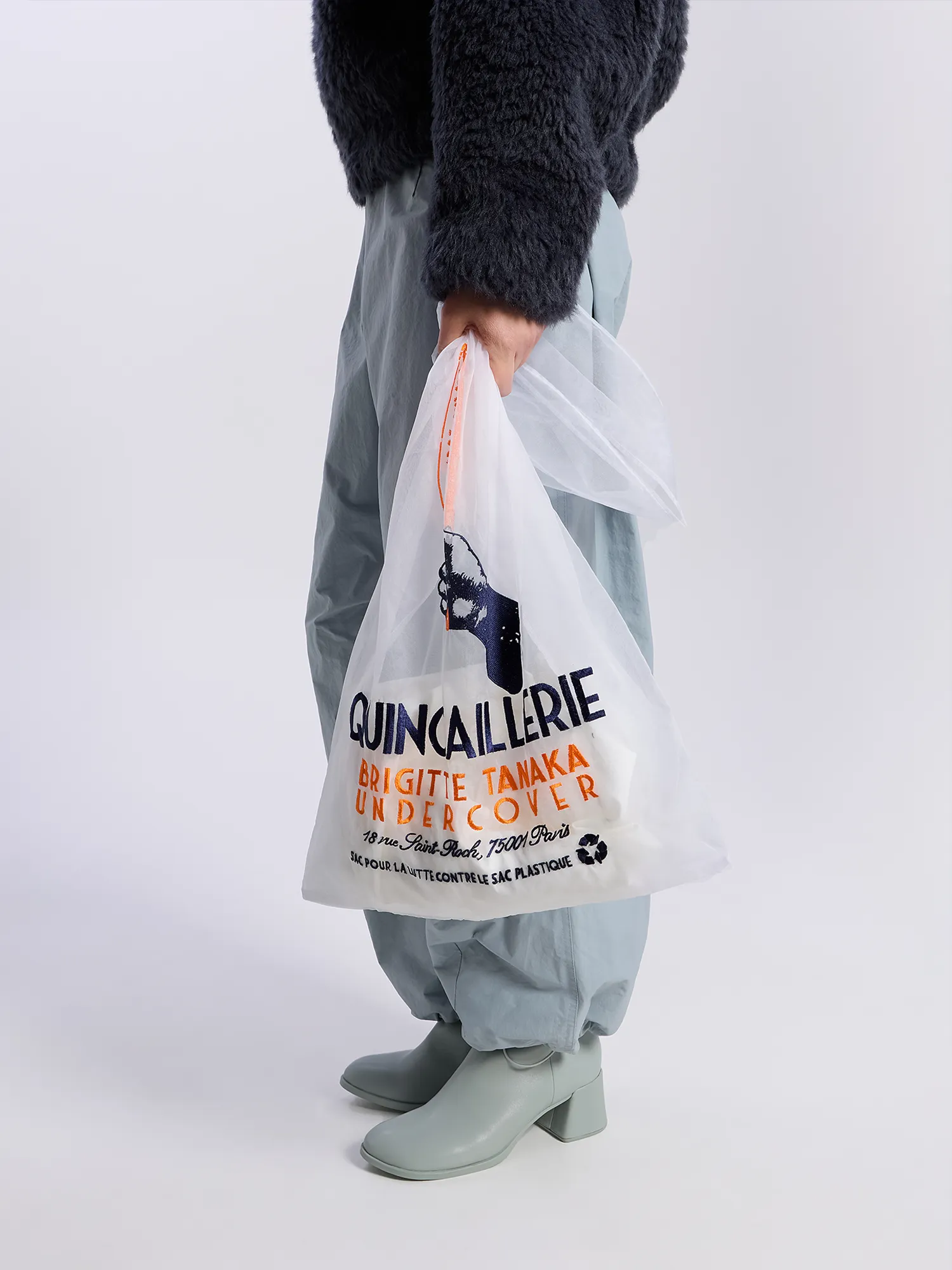 Сумка-тоут UNDERCOVER x Brigitte Tanaka Tote White