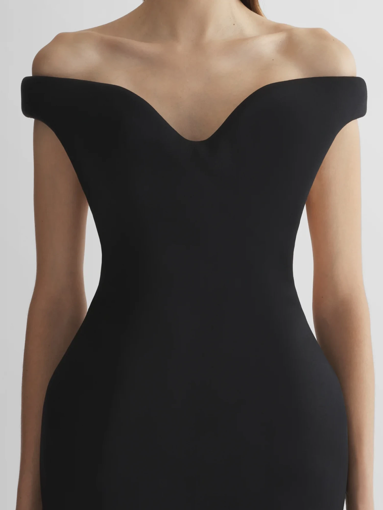 Женское платье MUGLER Sculptural Black