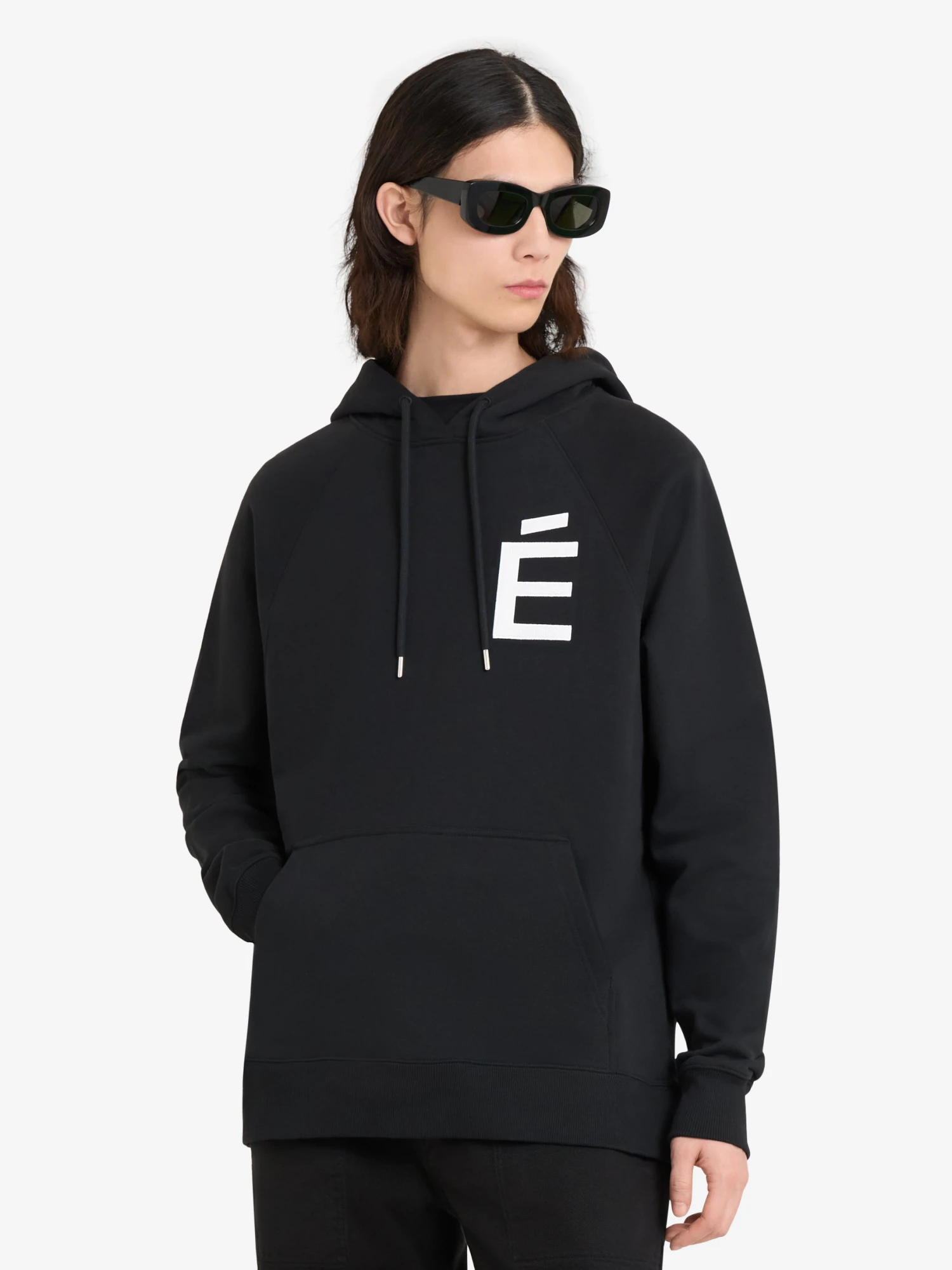 Худи Études Loose Hoodie Big É White Black