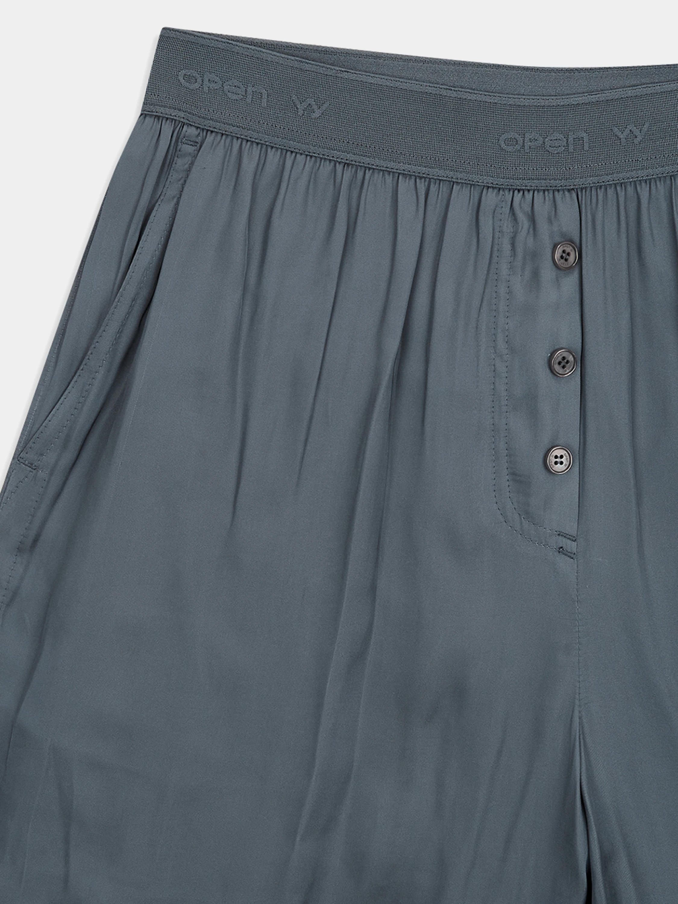 Женские шорты OPEN YY Lace Trim Lounge Charcoal