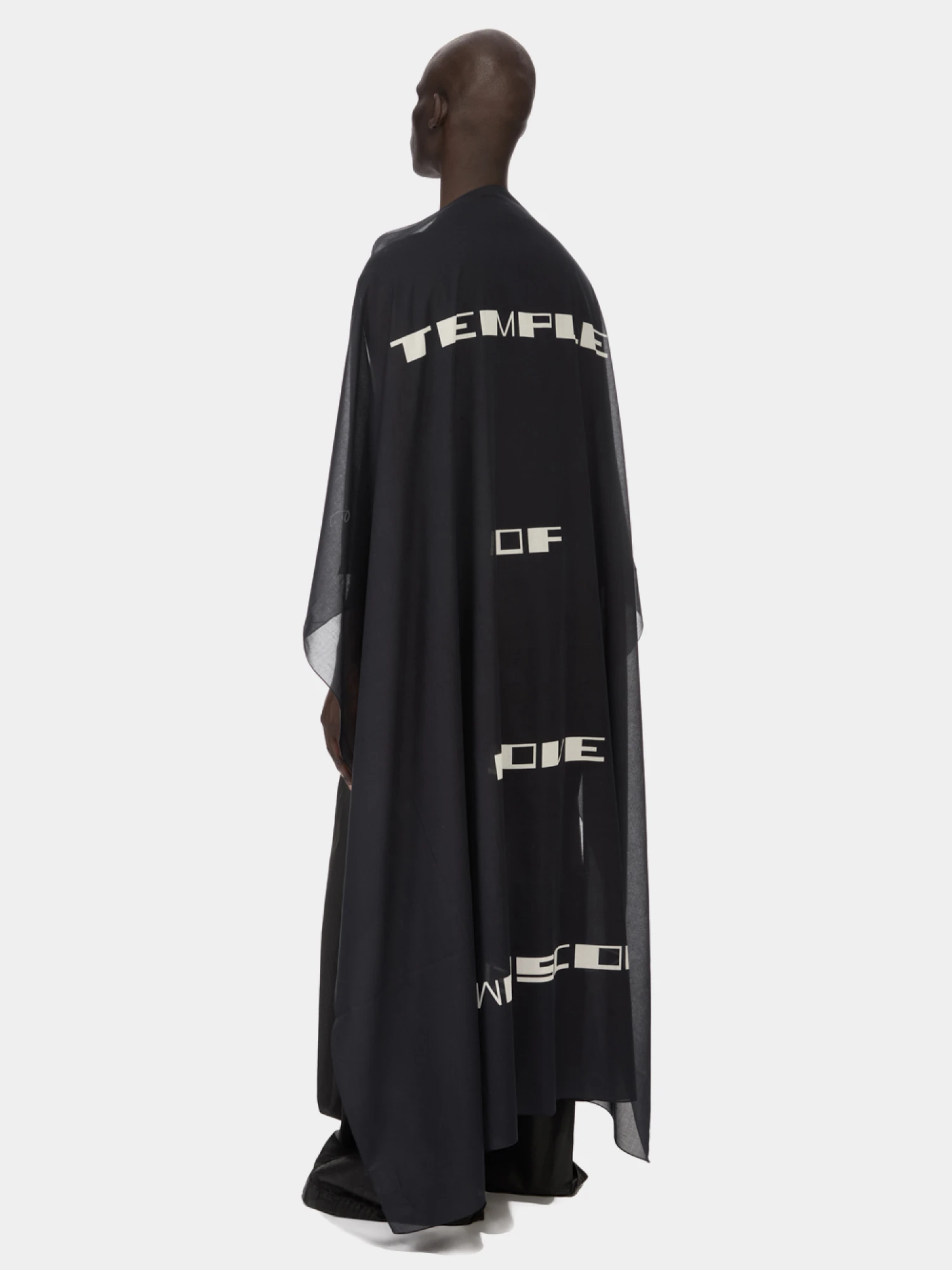 Шарф RICK OWENS DRKSHDW Flag Black/Milk