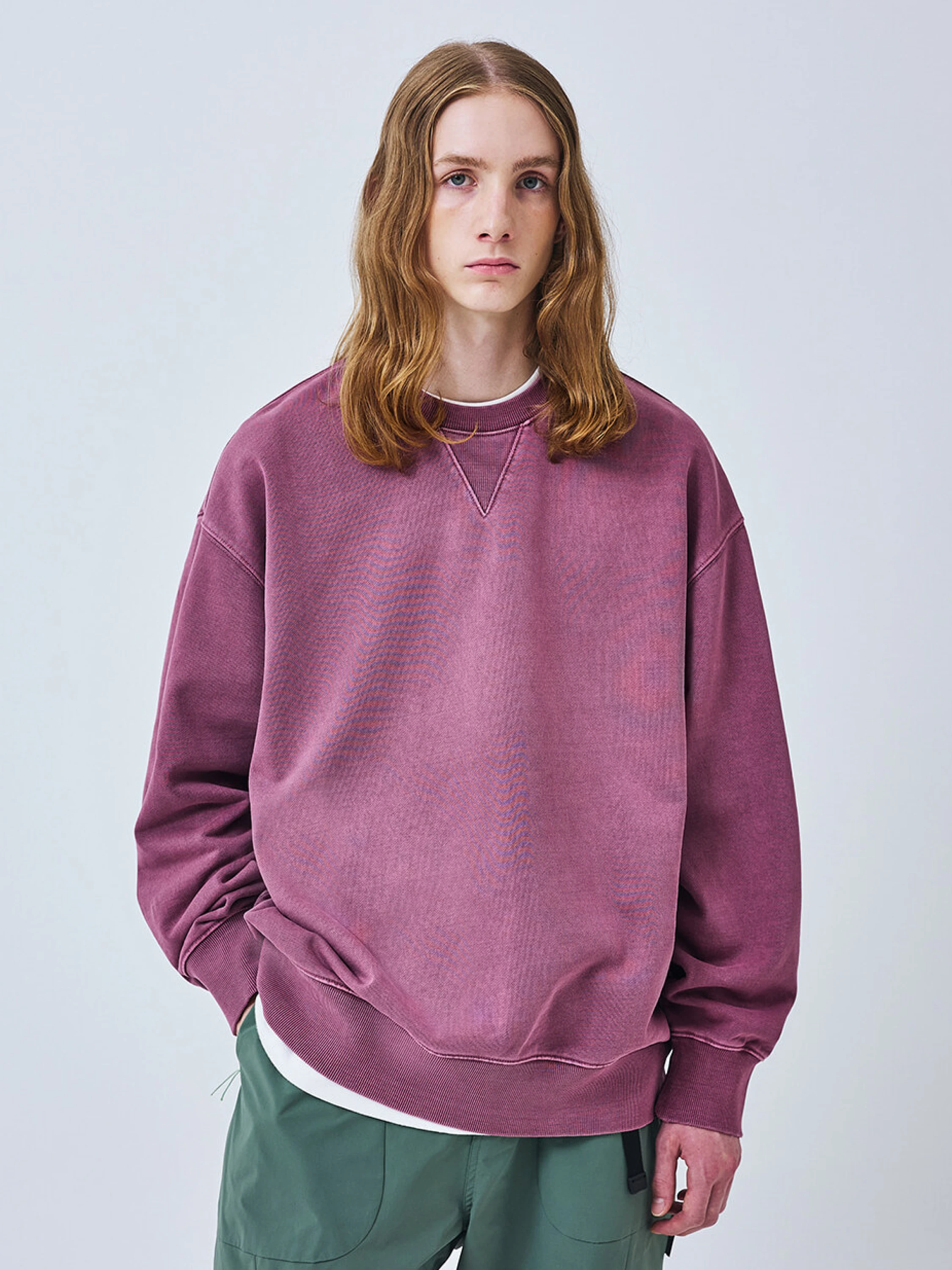 Свитшот Uniform Bridge Basic Dyeing Sweatshirt Pigment Red