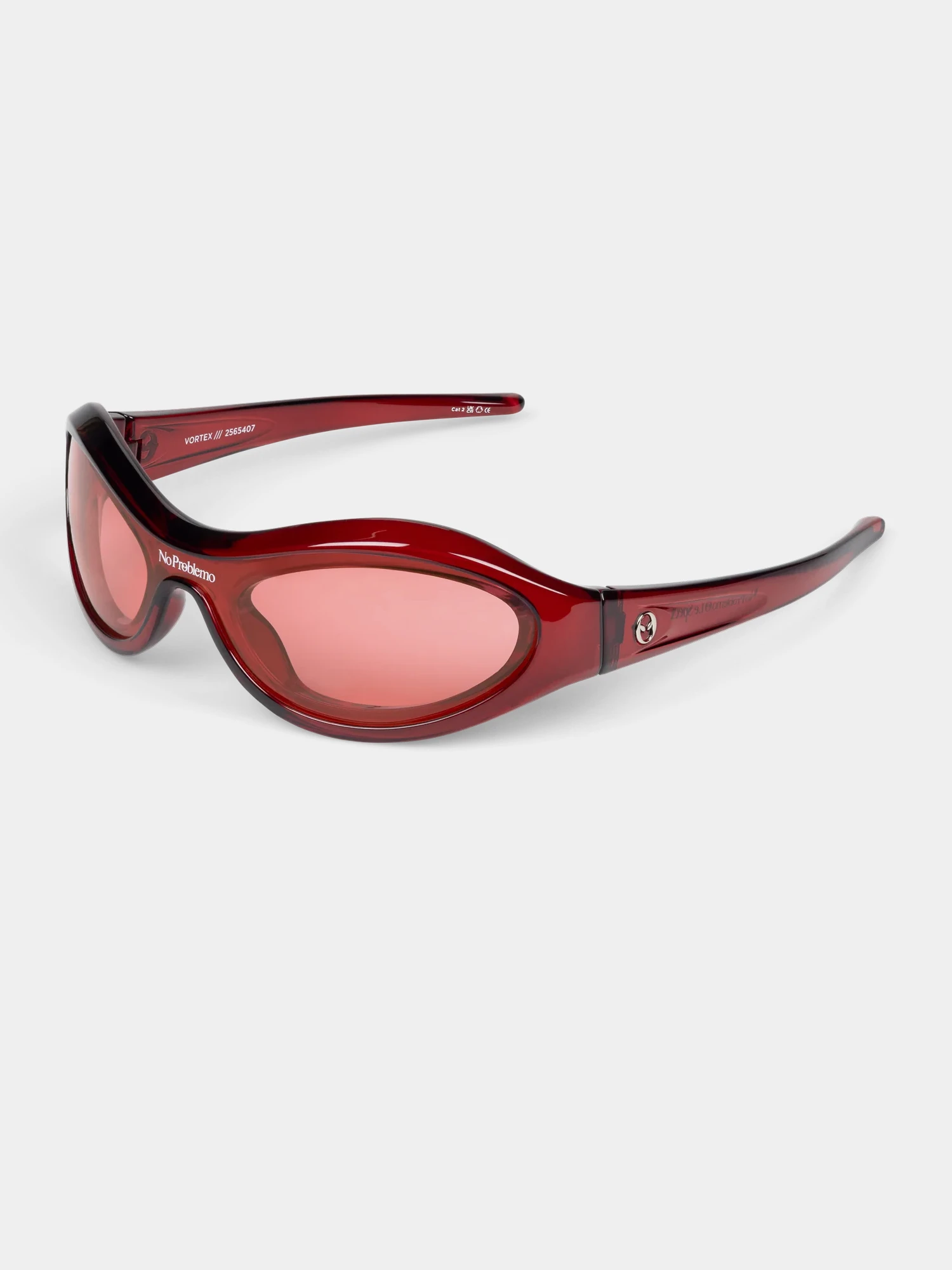 Очки NO PROBLEMO x LE SPECS Vortex Vermillion/Crimson Tint