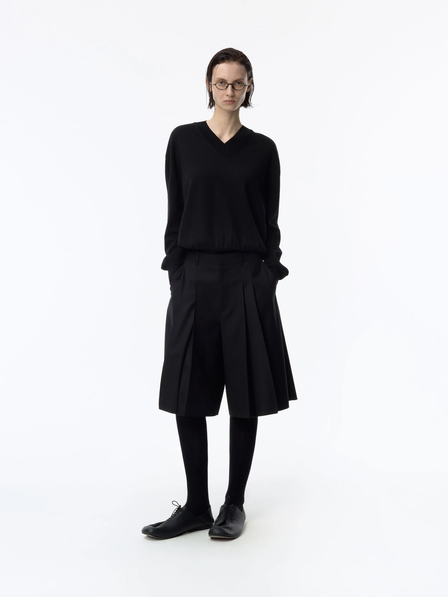 Шорты ADERERROR Sig; BK Tag 02 Black