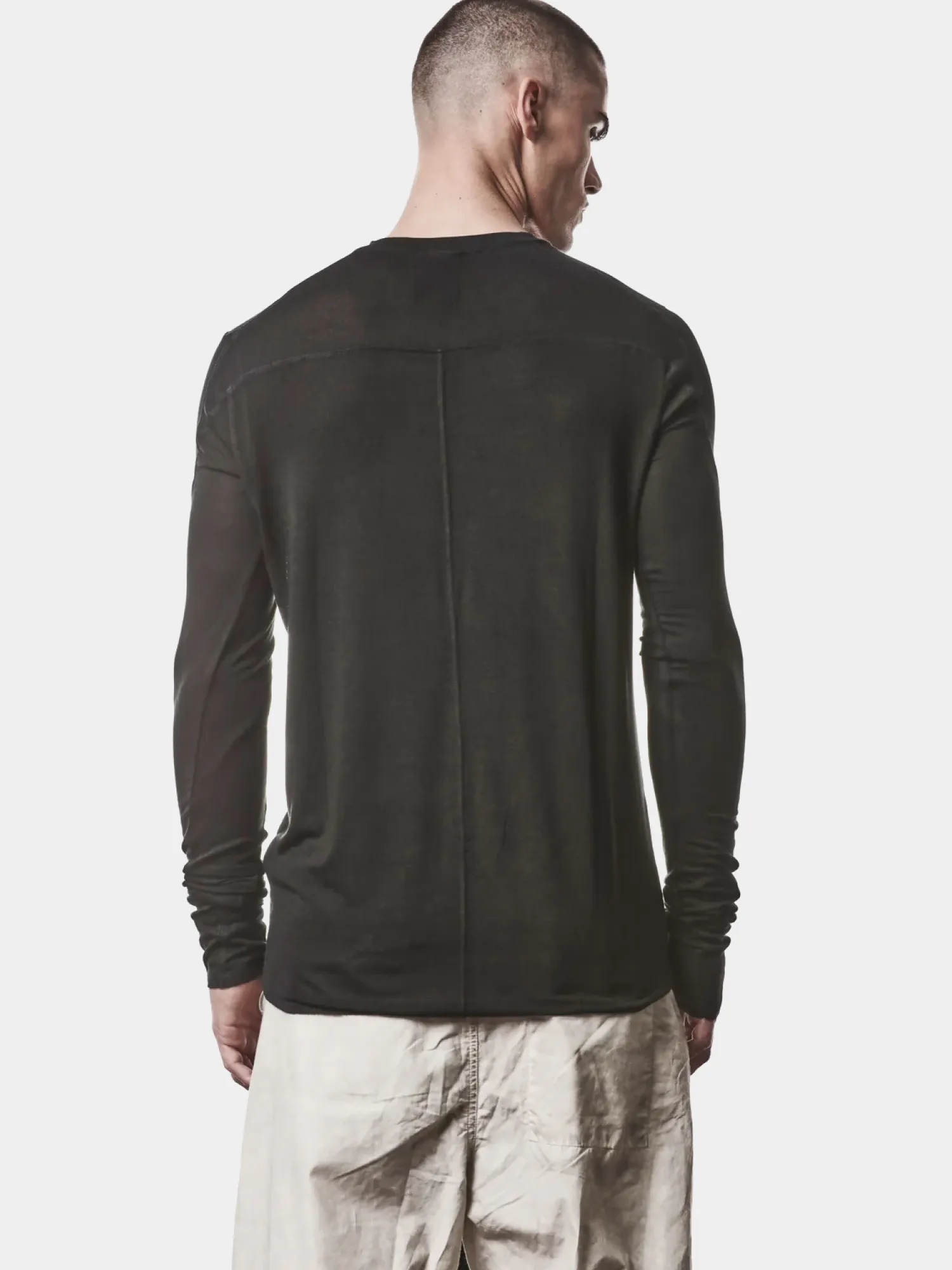Лонгслив thom/krom M TS 953 Black