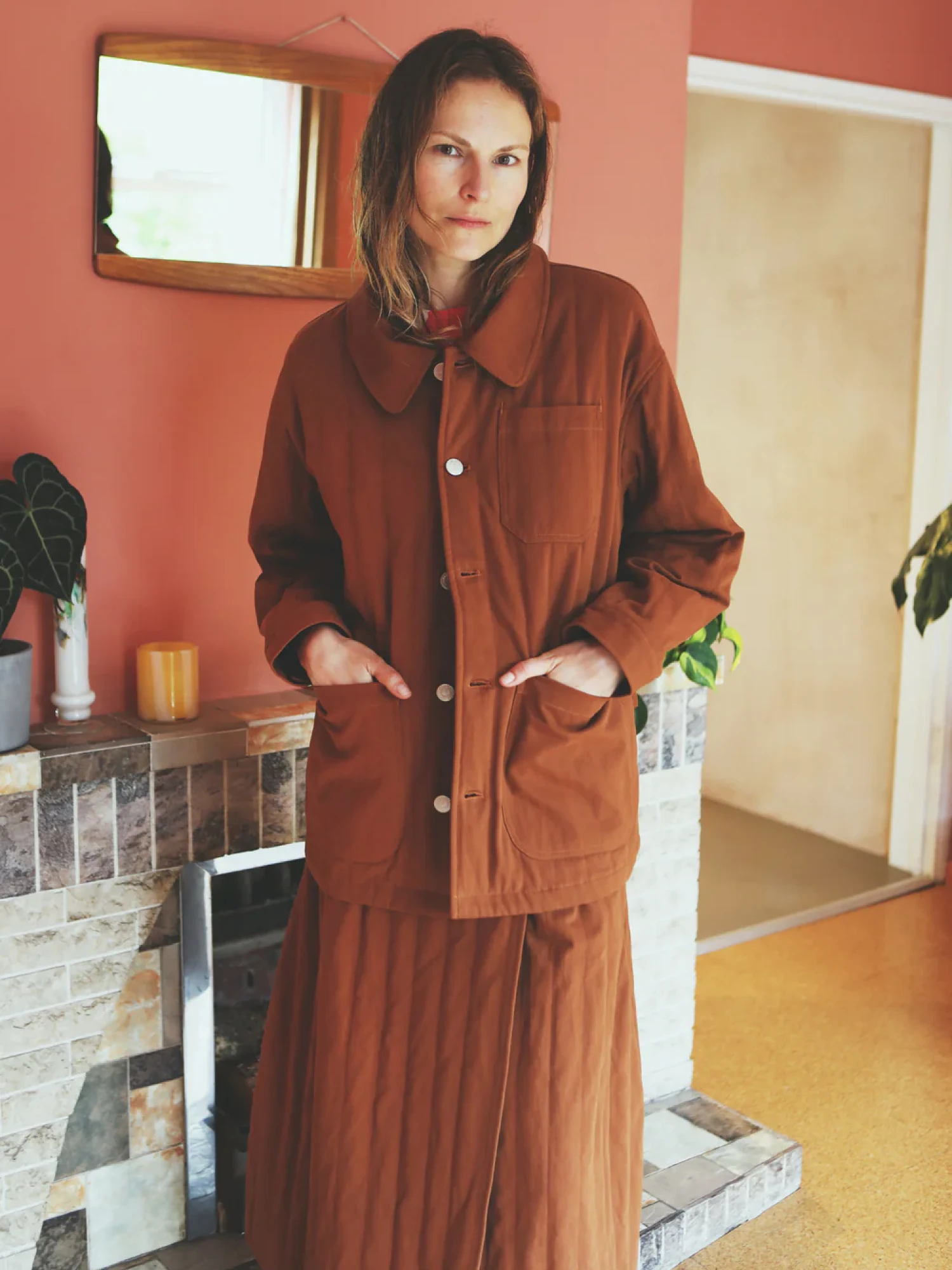 Женский овершот LF Markey Gardeners Jacket Walnut