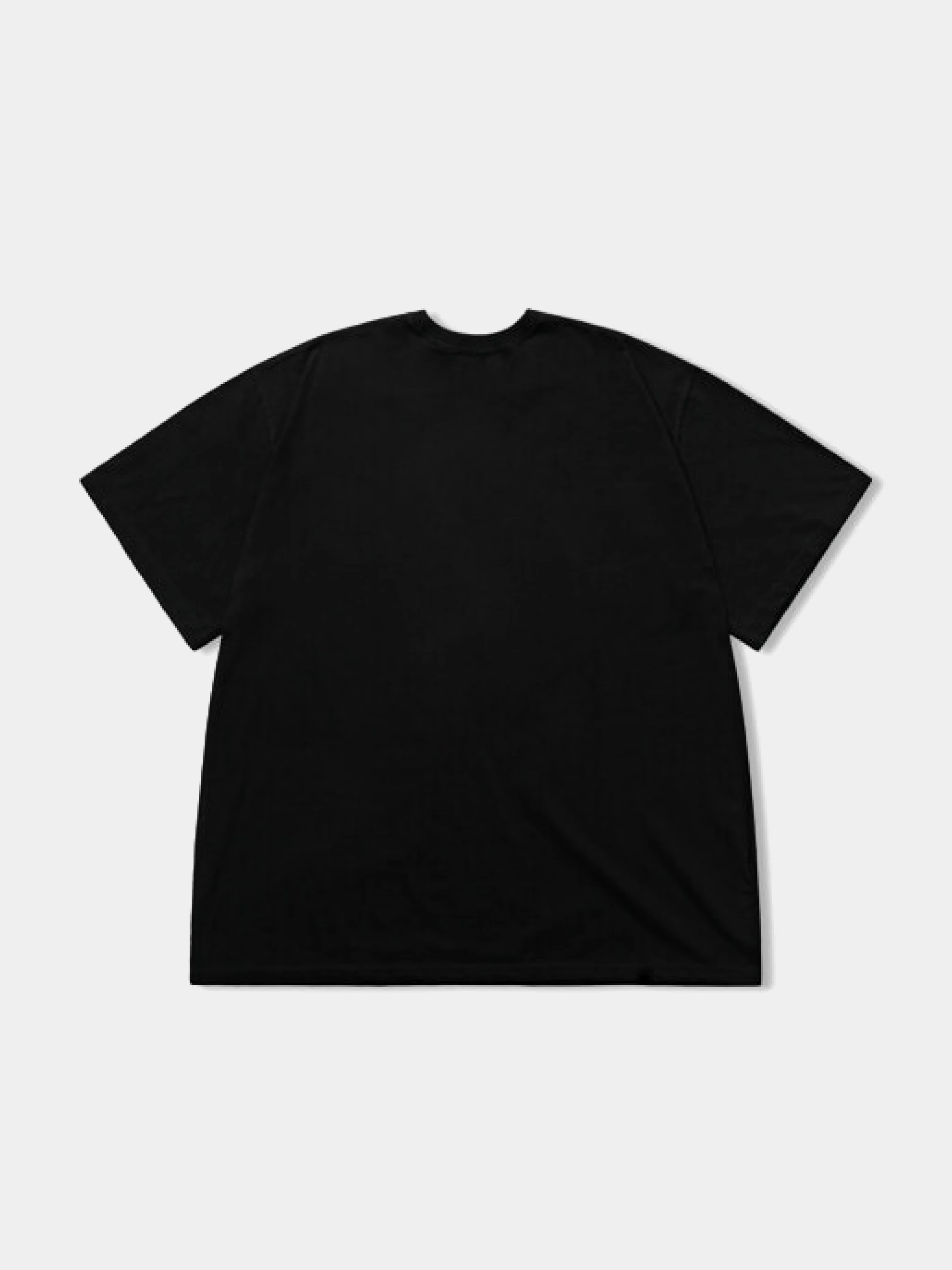 Футболка ANGLAN Layered Essential Label Half Tee Black