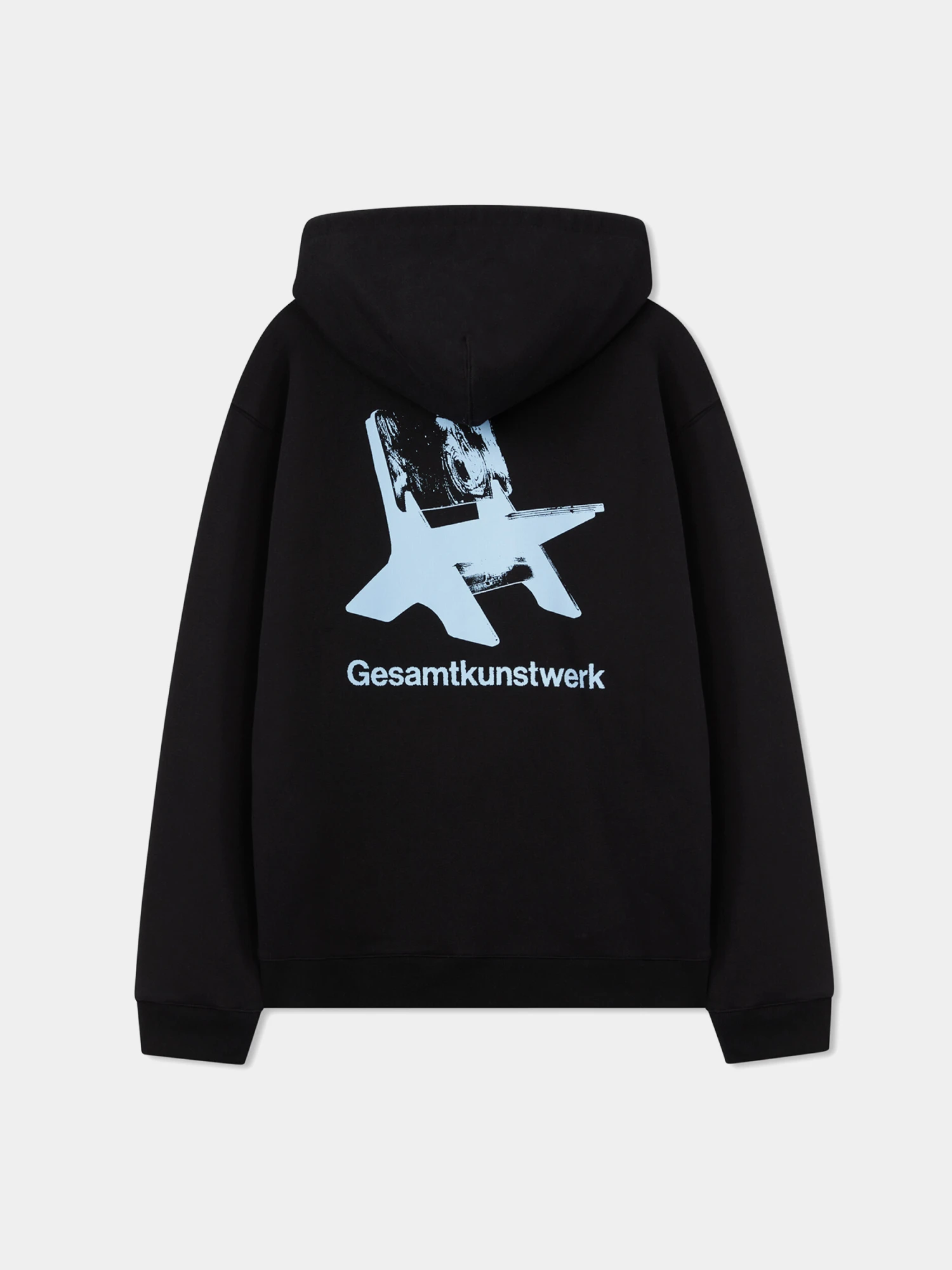 Худи OAMC Hoodie With Print On Back Black