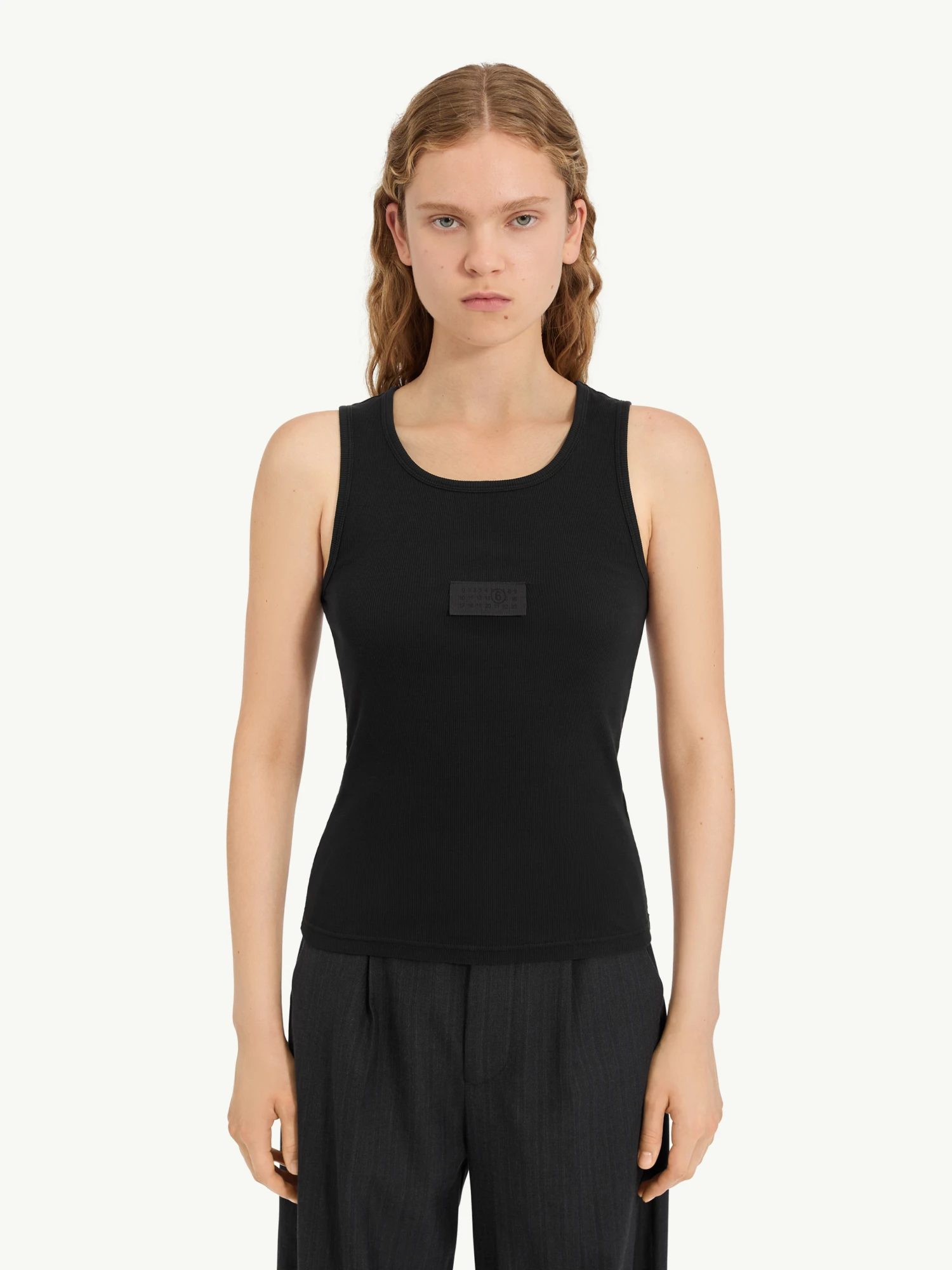 Женская майка MM6 Maison Margiela Tank Black