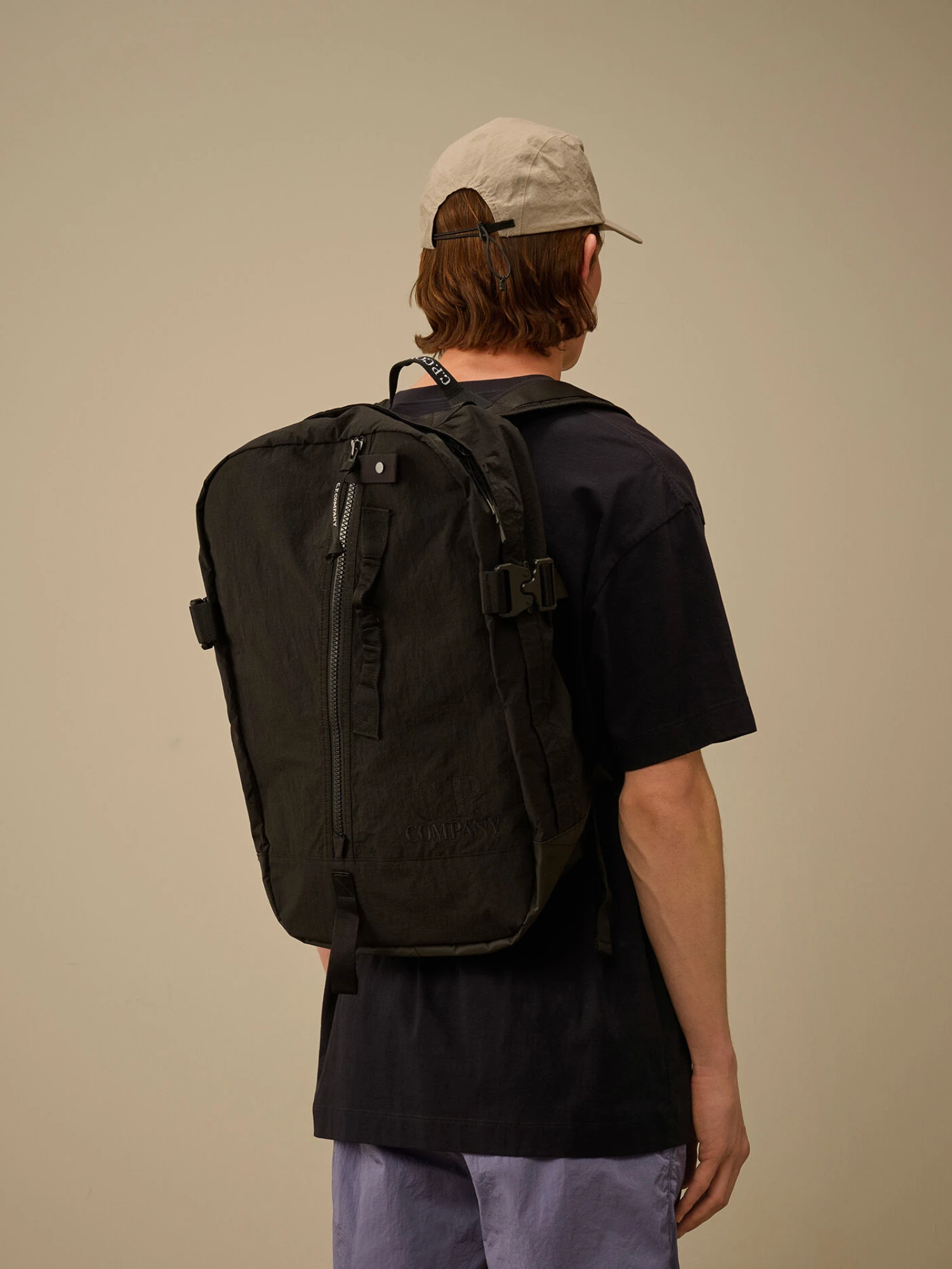 Рюкзак C.P. Company Plain Paper Touch Travel Black