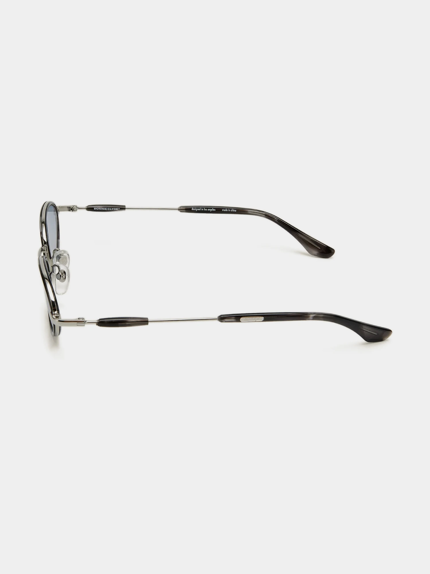 Очки Bonnie Clyde Voodoo Silver Black Tortoise & Blue Gradient