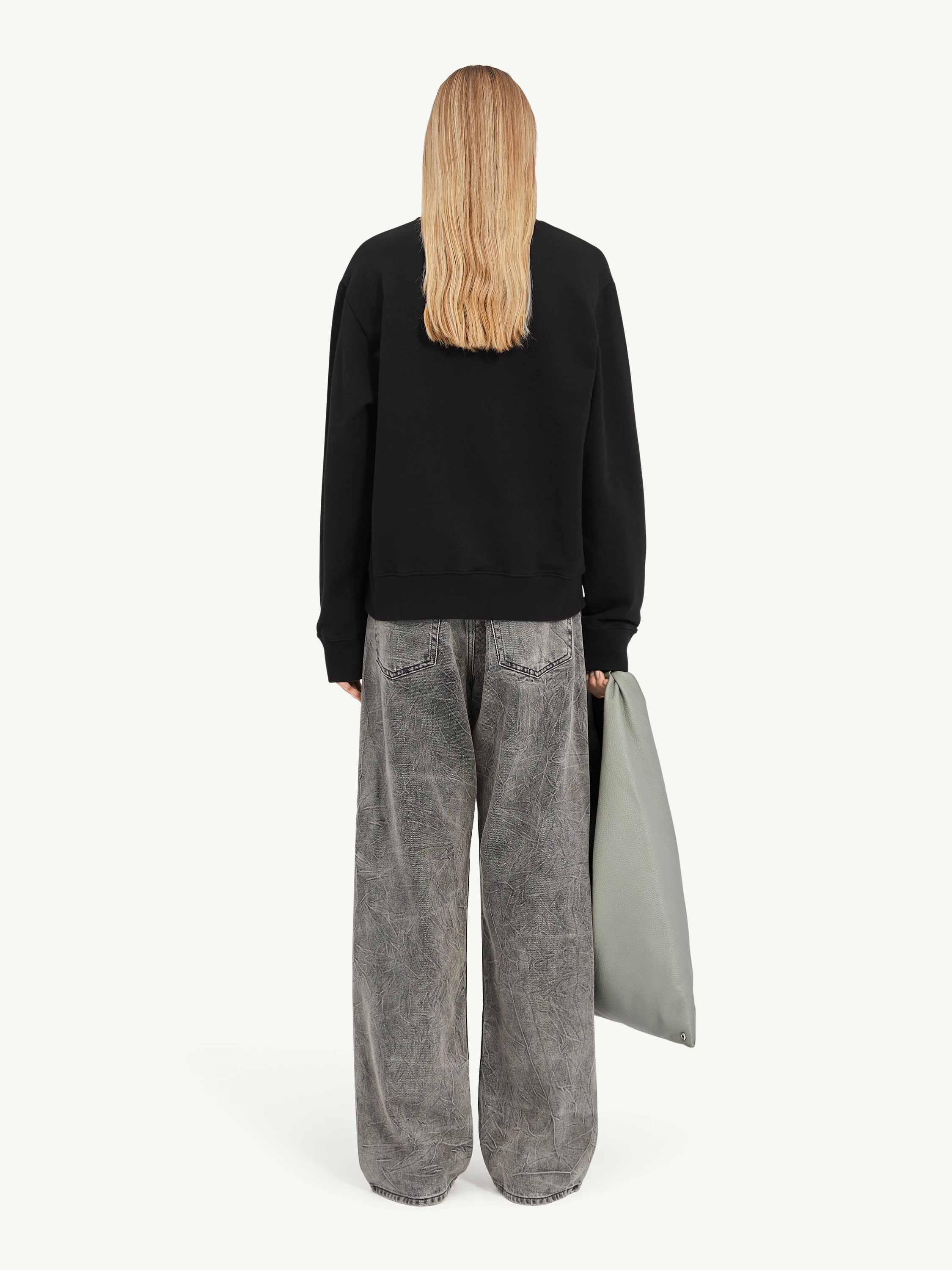 Женский свитшот MM6 Maison Margiela Bear Patch Black