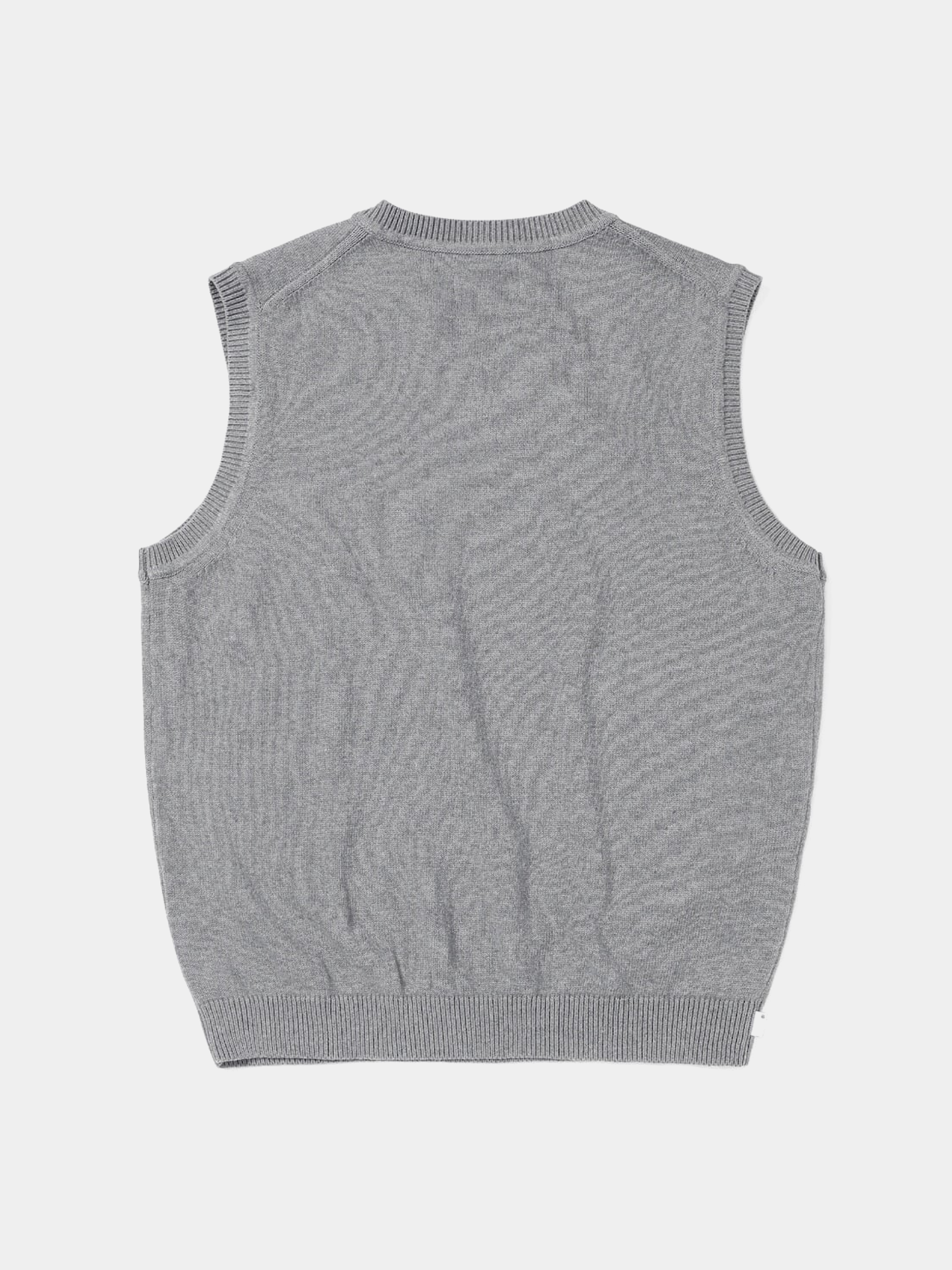 Жилет thisisneverthat Script Logo Knit Vest Grey