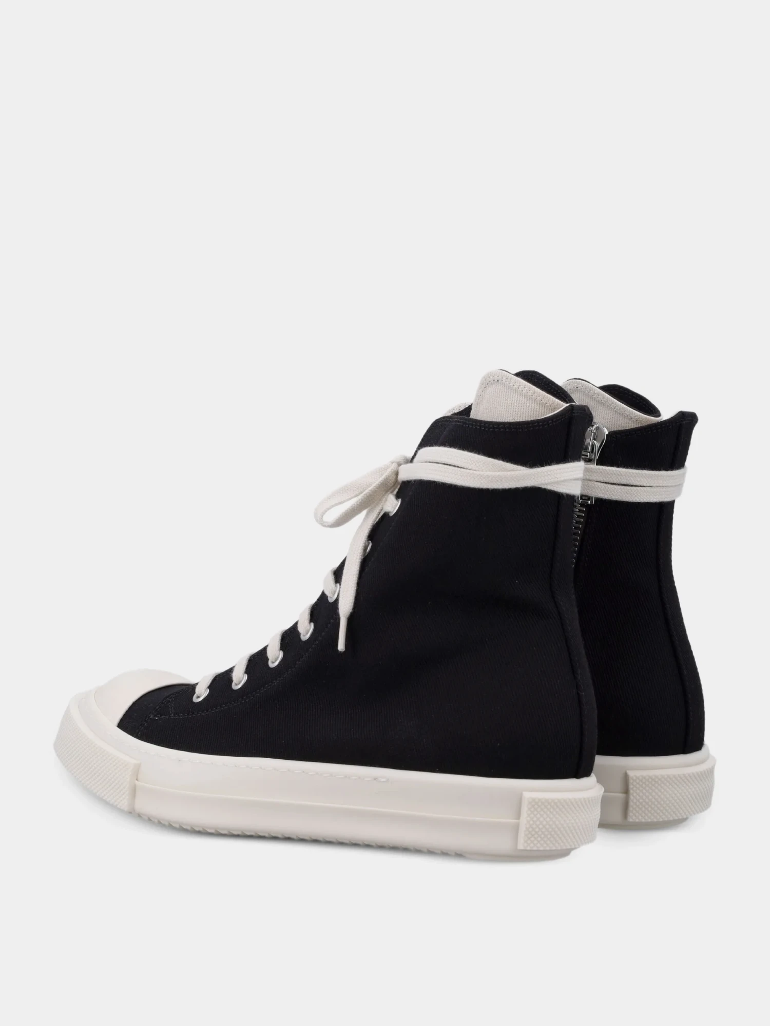 Кеды RICK OWENS DRKSHDW Denim Sneaks Black/Milk