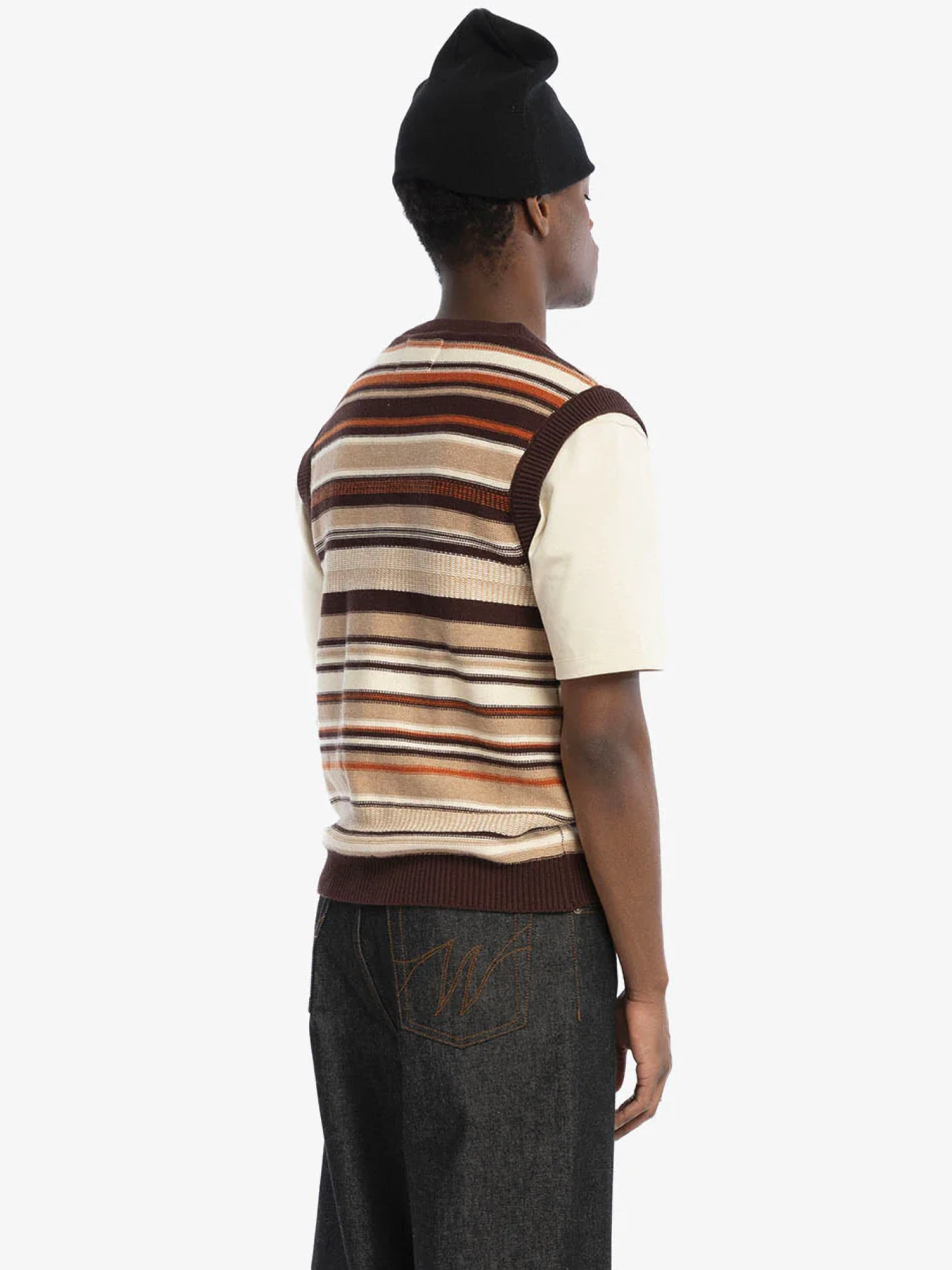 Жилет Walk In Paris Grandma Sleeveless Knit Marron