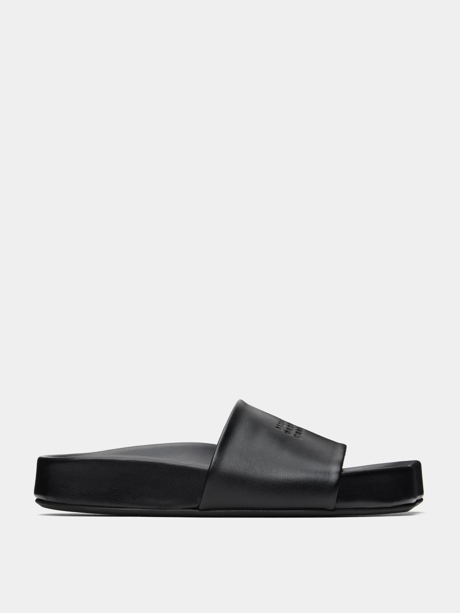 Сланцы MM6 Maison Margiela Leather Black