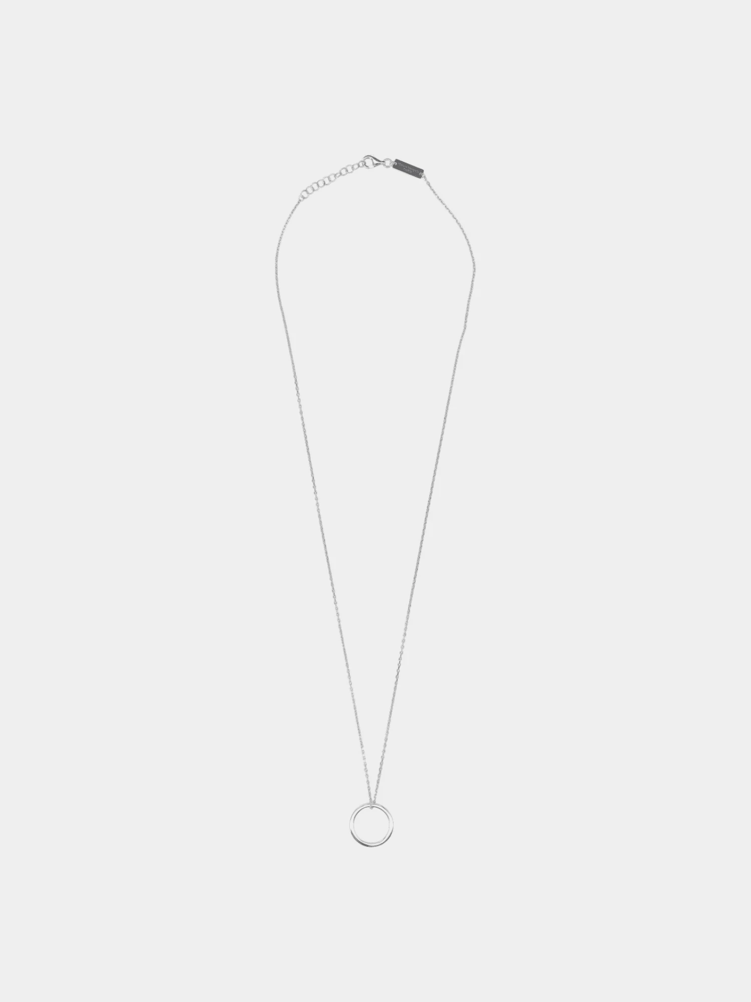 Ожерелье Maison Margiela Logo Ring Silver