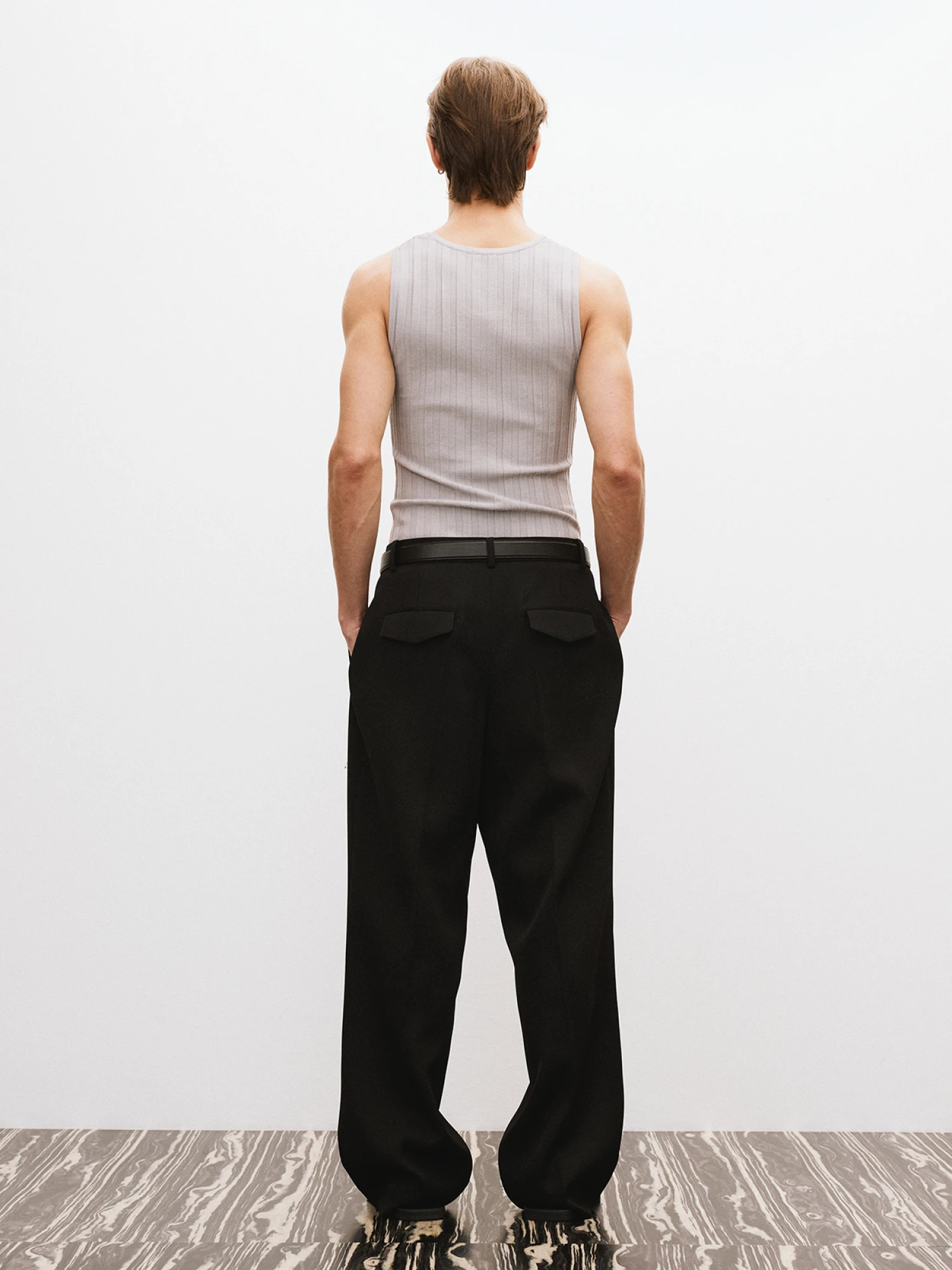 Брюки Recto Double Pleated Wide Black