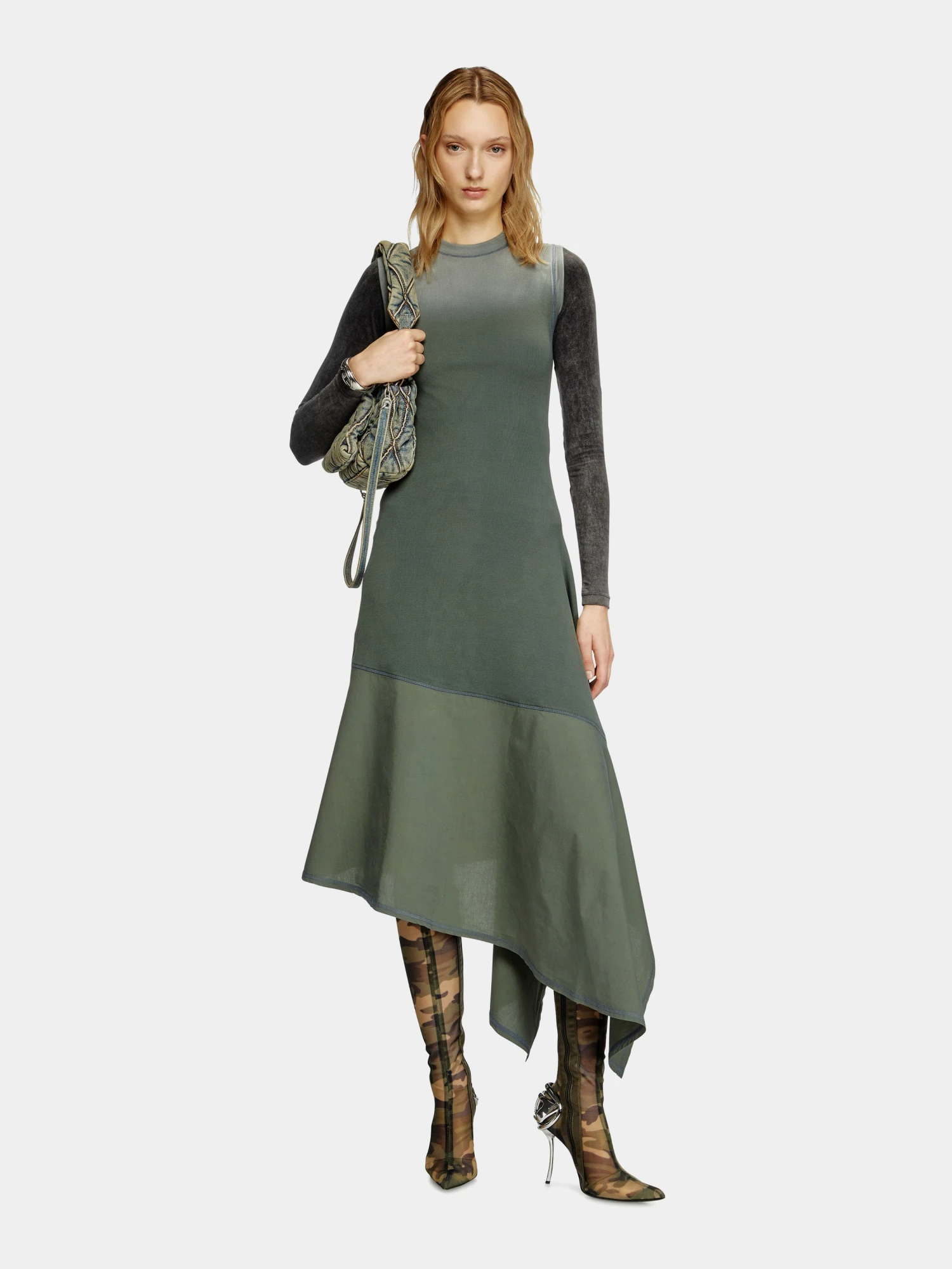 Женское платье Diesel D-Elicy Abito Dark Green