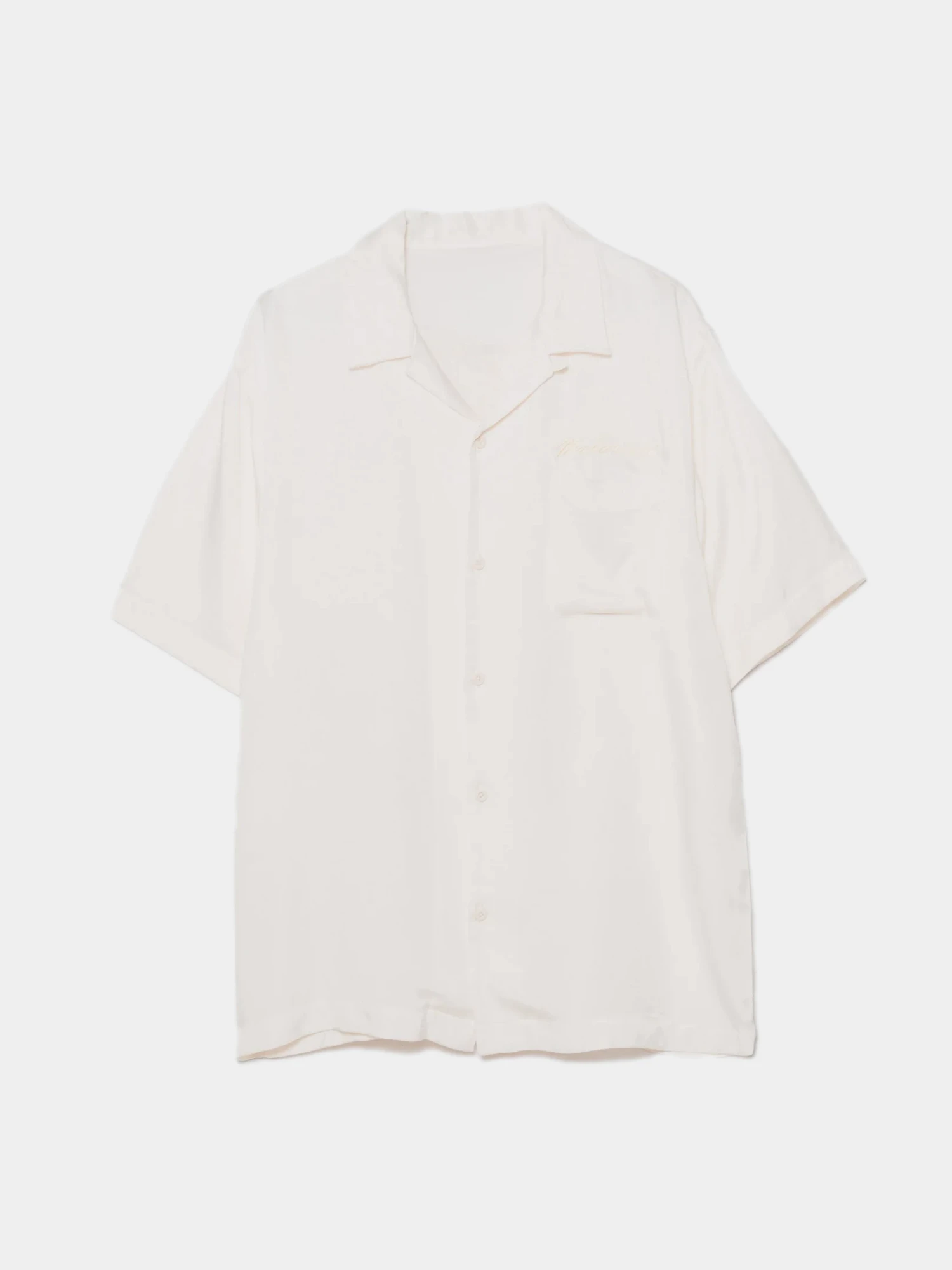 Рубашка MAHARISHI 6098 Tiger Dragon Camp Collar Ecru