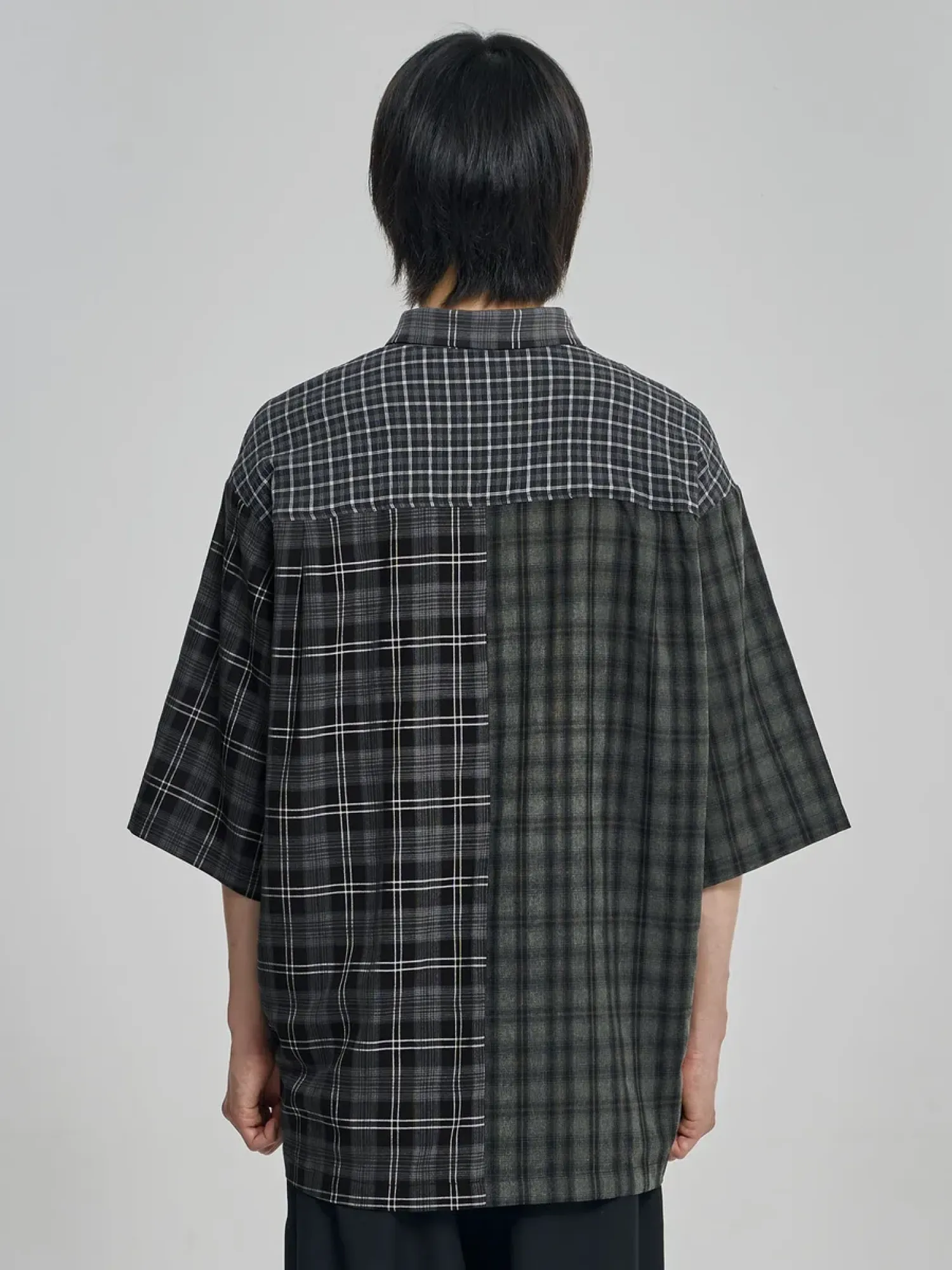 Рубашка AJOBYAJO Check Mixed Black