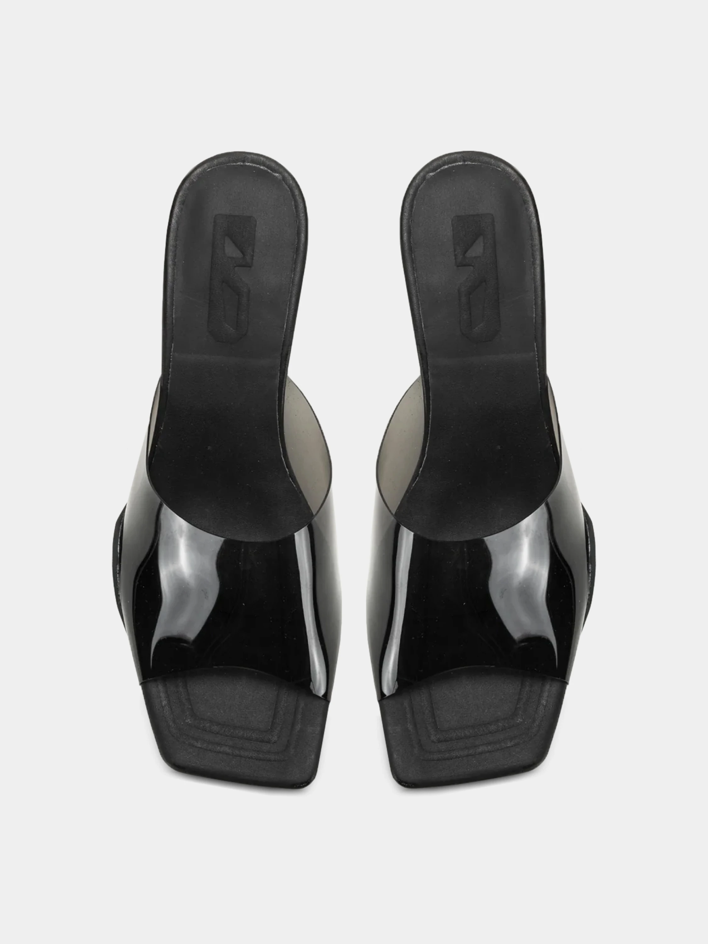 Женские туфли Both 40MM Kitten Heeled PVC Black