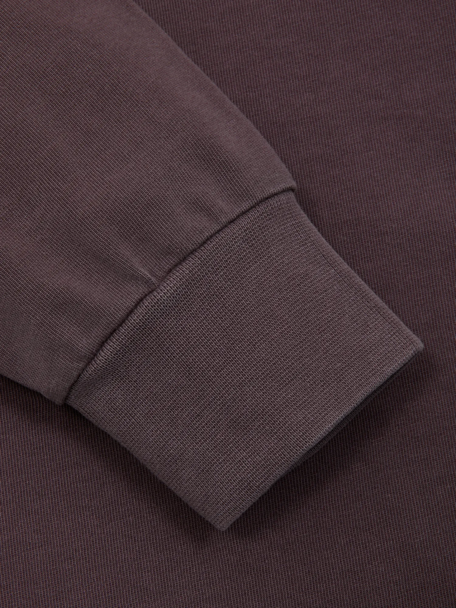 Лонгслив MKI MIYUKI ZOKU Uniform Pigment Raisin