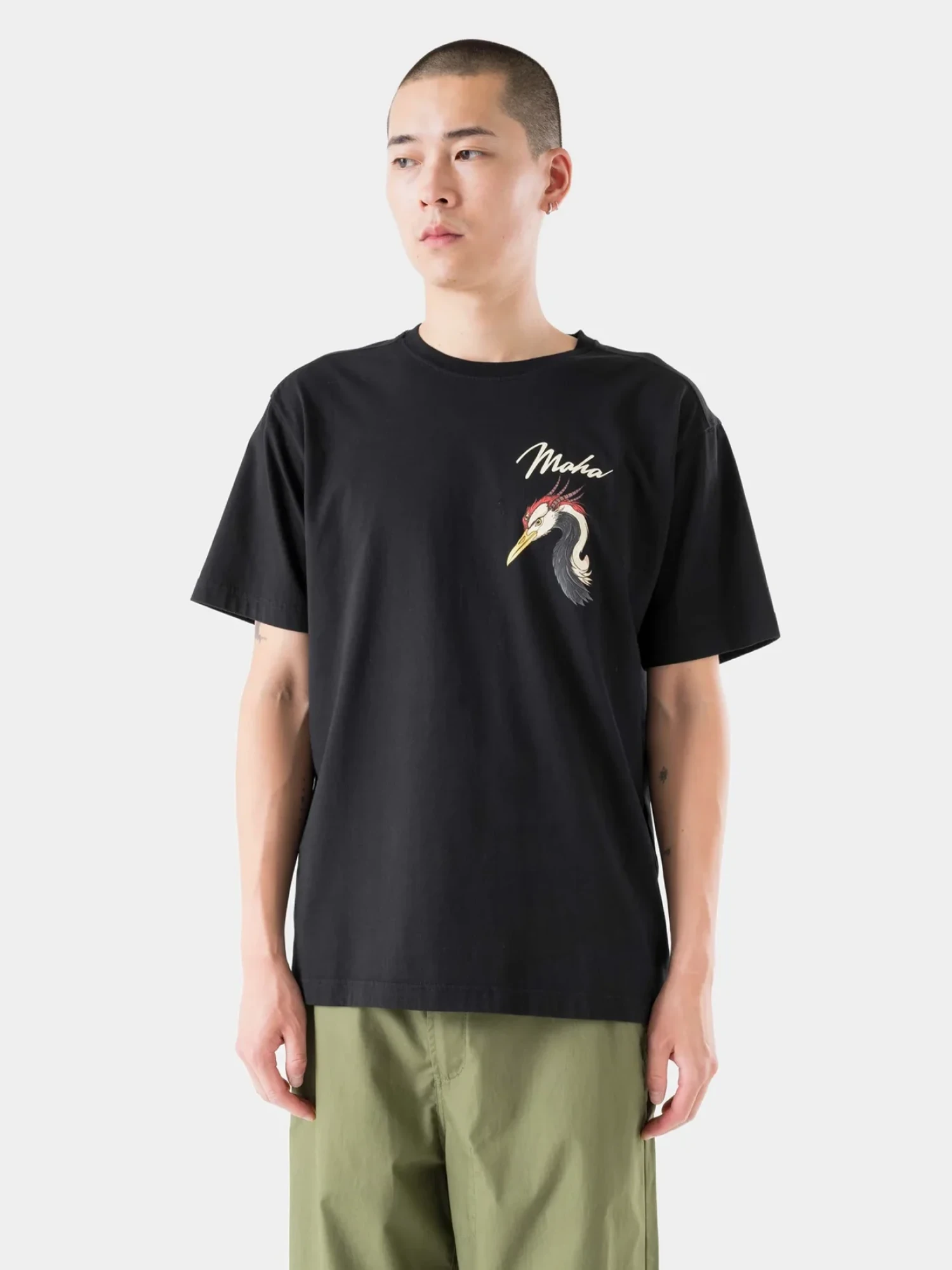 Футболка MAHARISHI 1580 Year Of The Crane Black