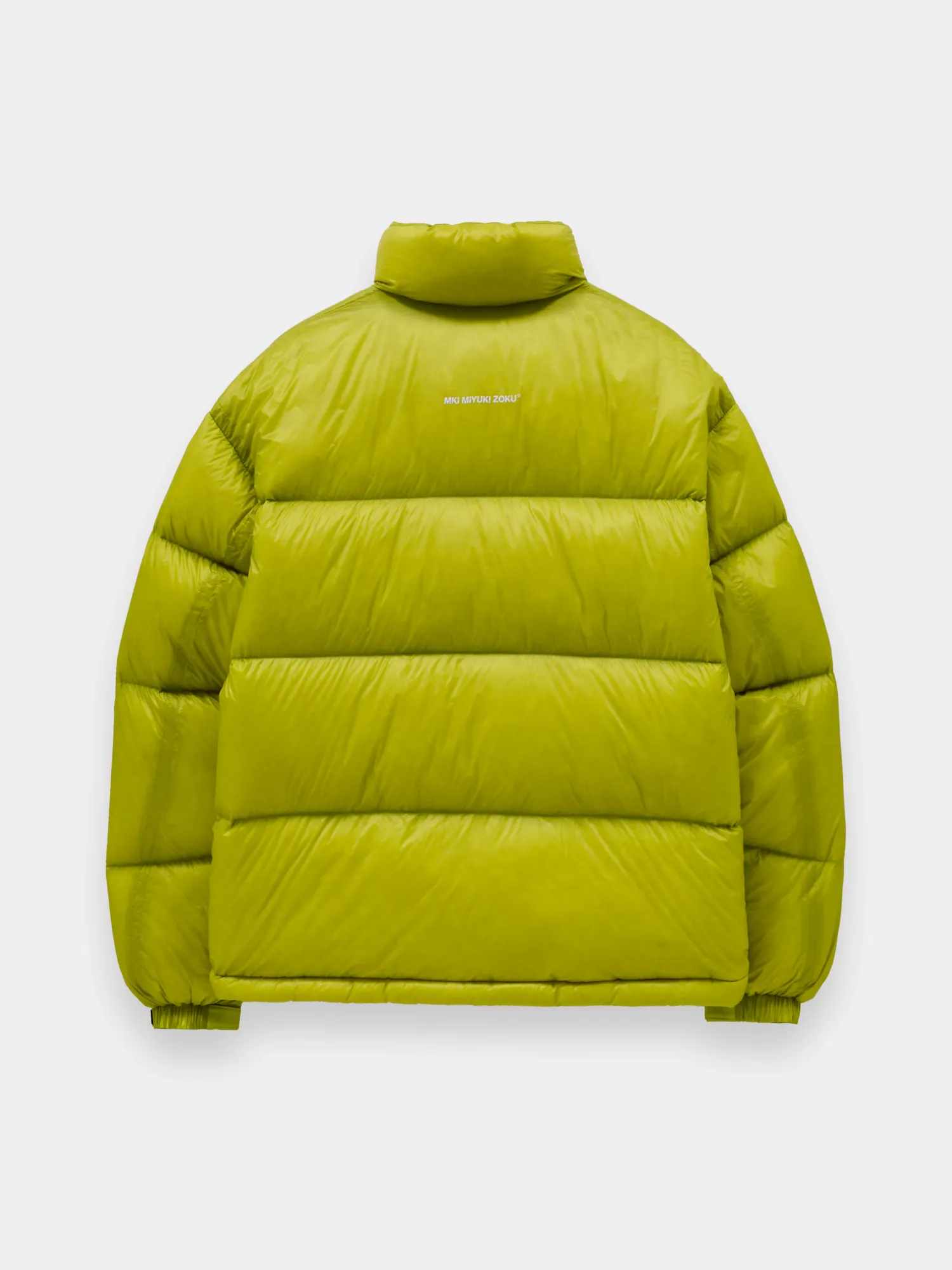 Пуховик MKI MIYUKI ZOKU Translucent Funnel Neck Bubble Chartreuse