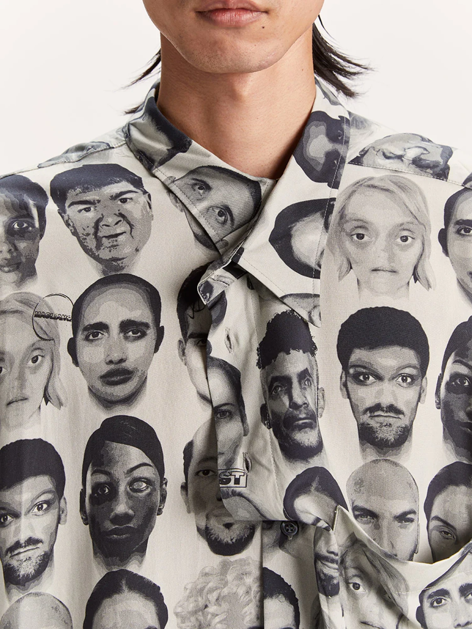 Рубашка Magliano Finalists Twisted Black/White
