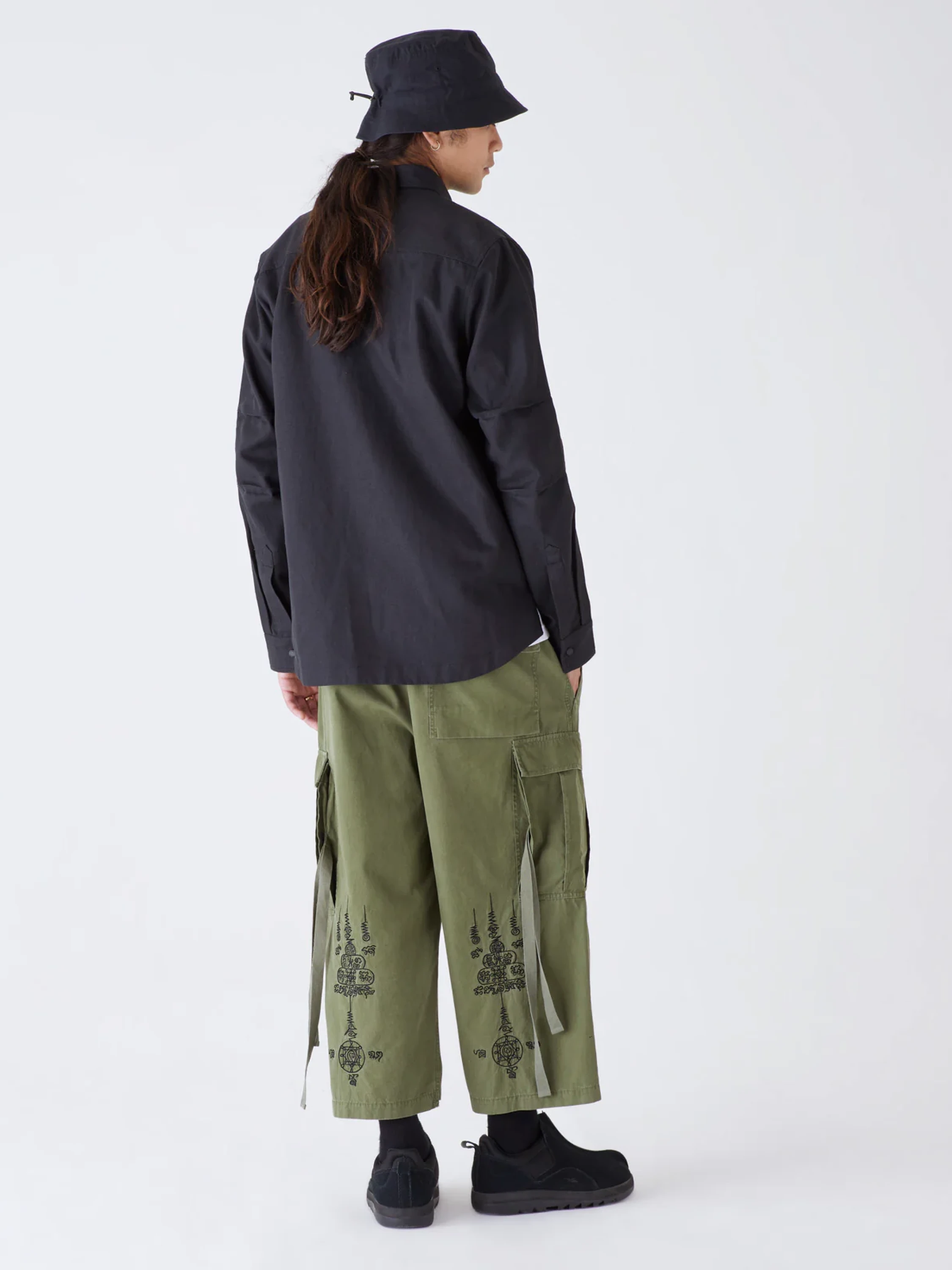Рубашка MAHARISHI 7028 Hemp Custom Black