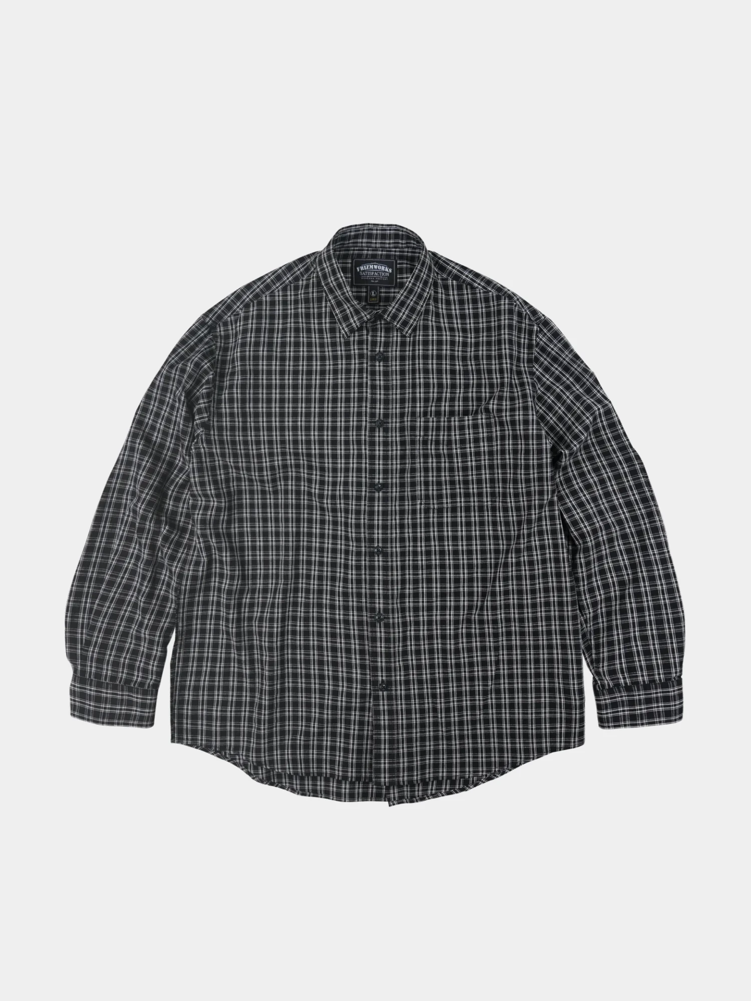 Рубашка FrizmWORKS Seersucker Checked Black