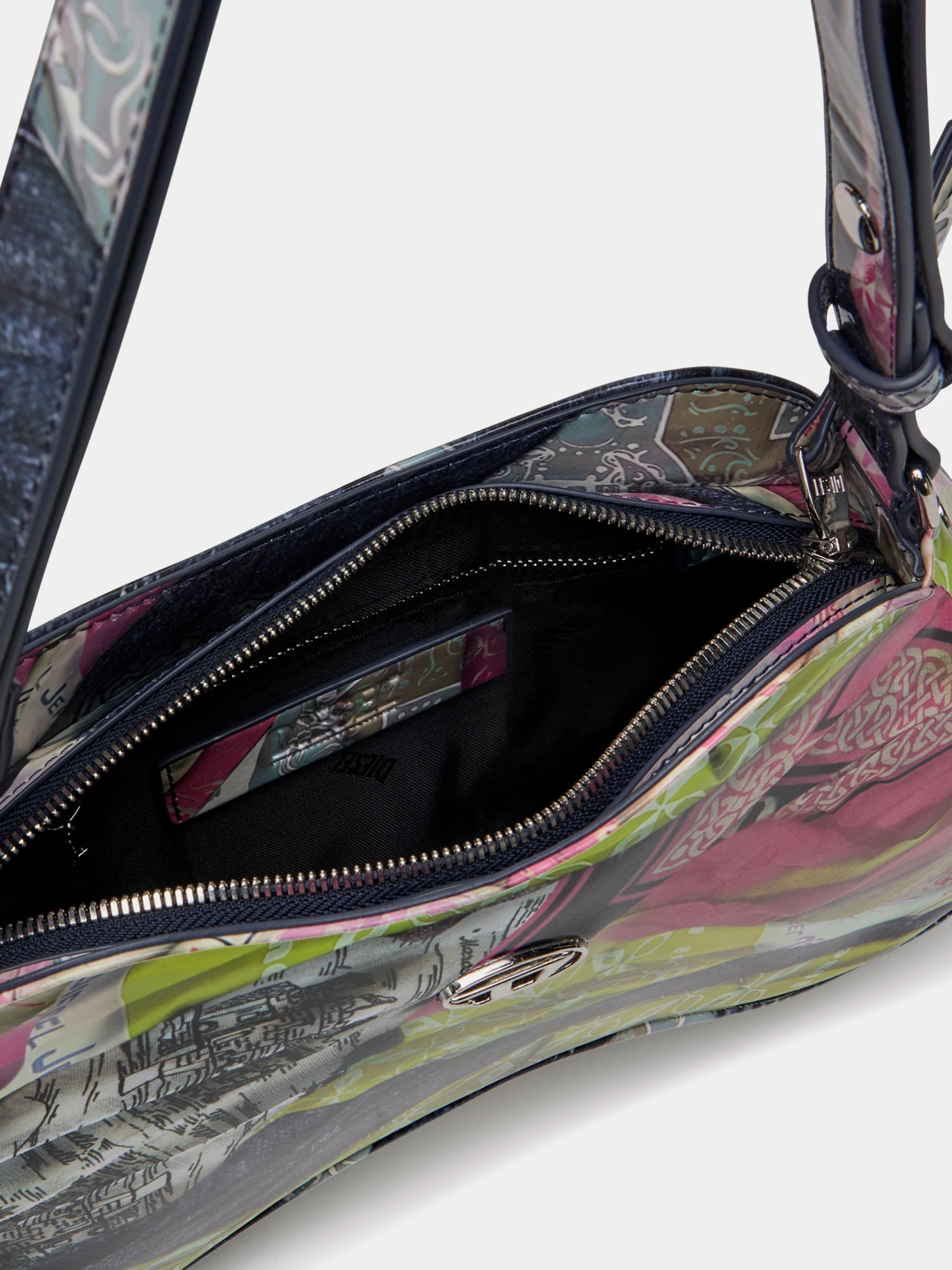 Женская сумка Diesel Play Shoulder Lime/Pink