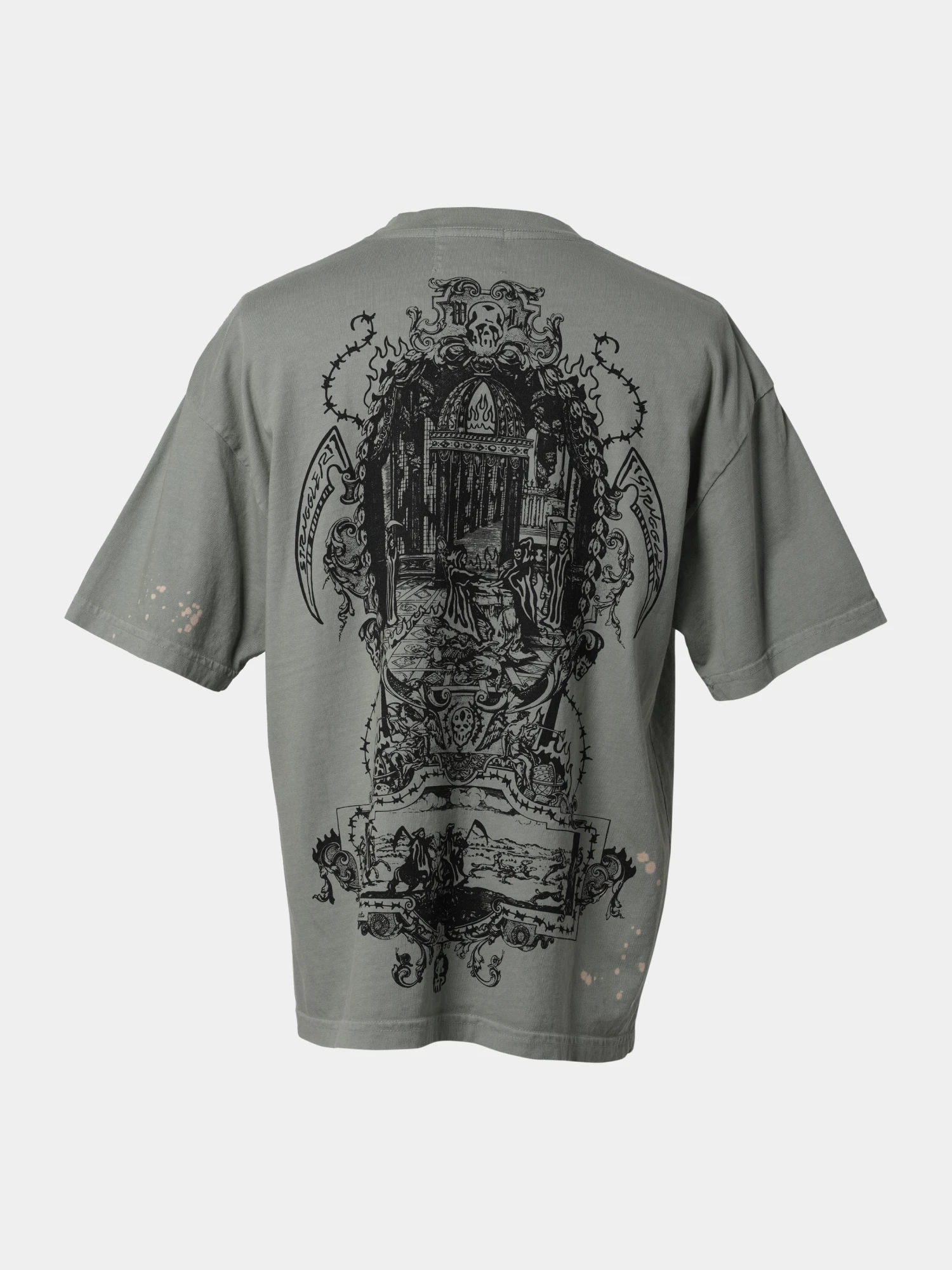 Футболка WARREN LOTAS Dark Feast T-Shirt Grey