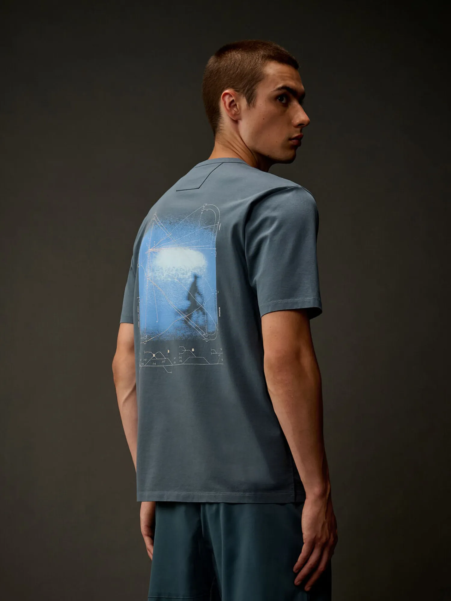 Футболка C.P. Company Metropolis Series Mercerized Orion Blue