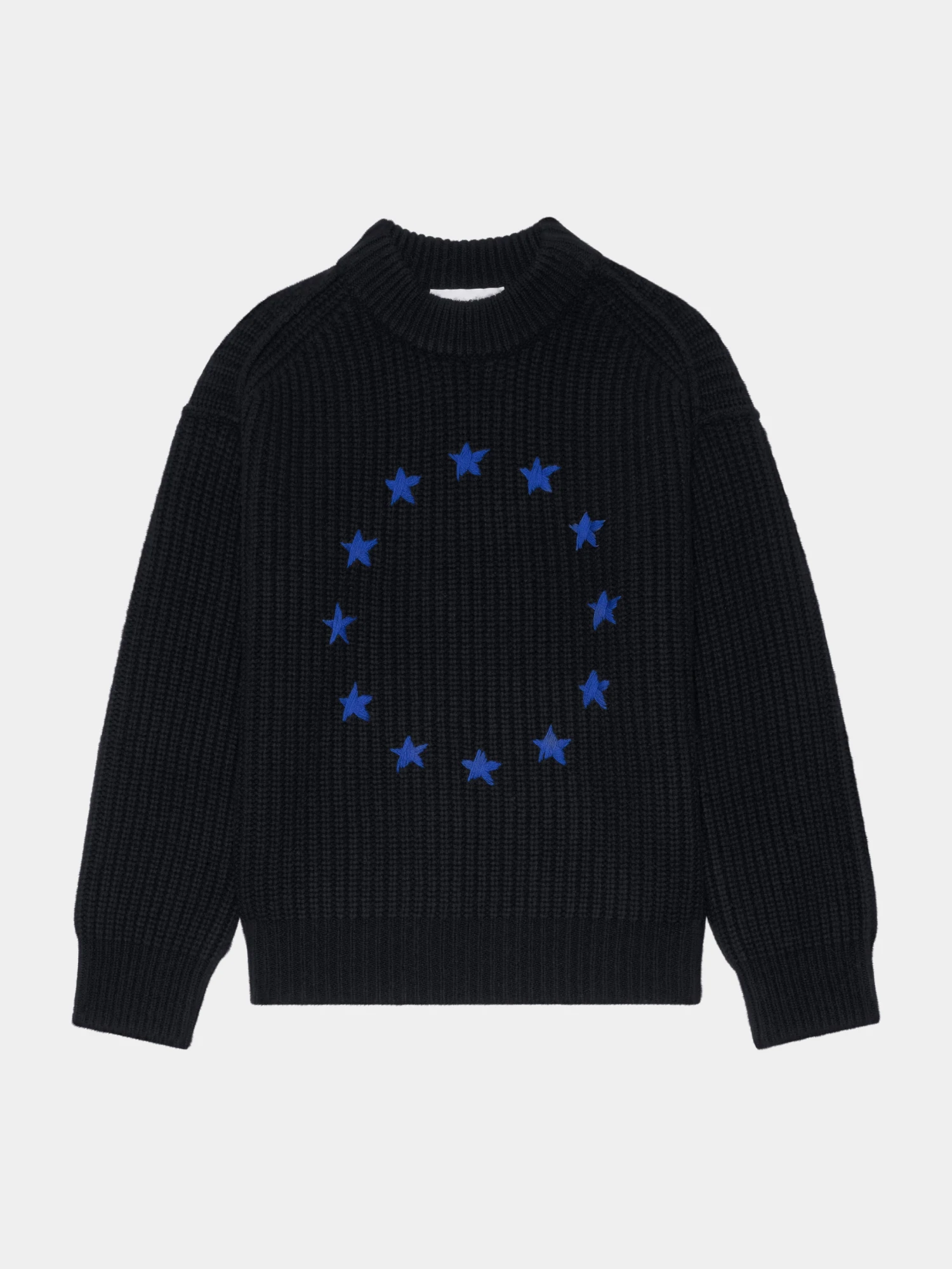 Свитер Études Ribbed Round Neck Europa Black