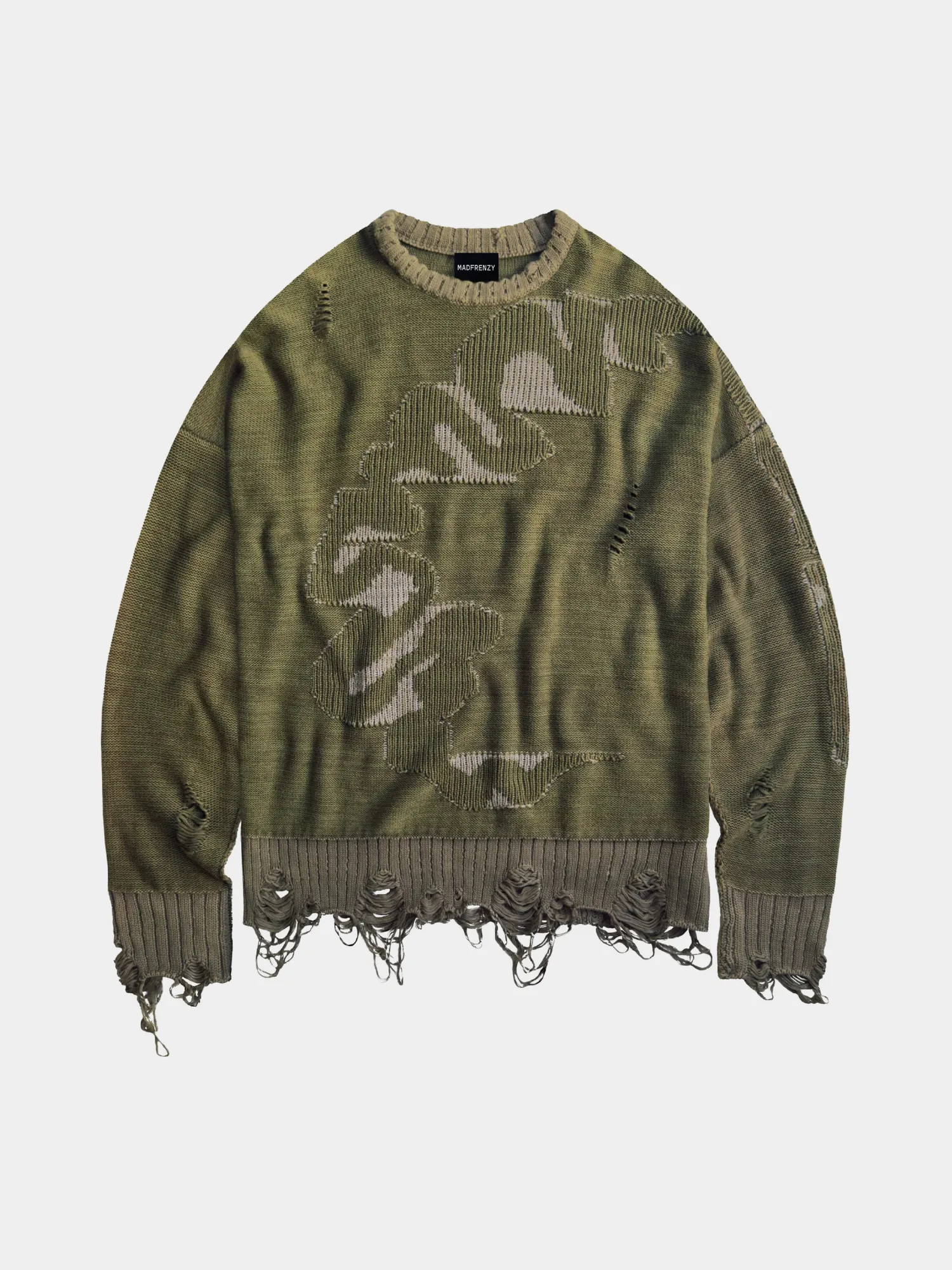 Свитер MADFRENZY CORTEX Grunge Khaki