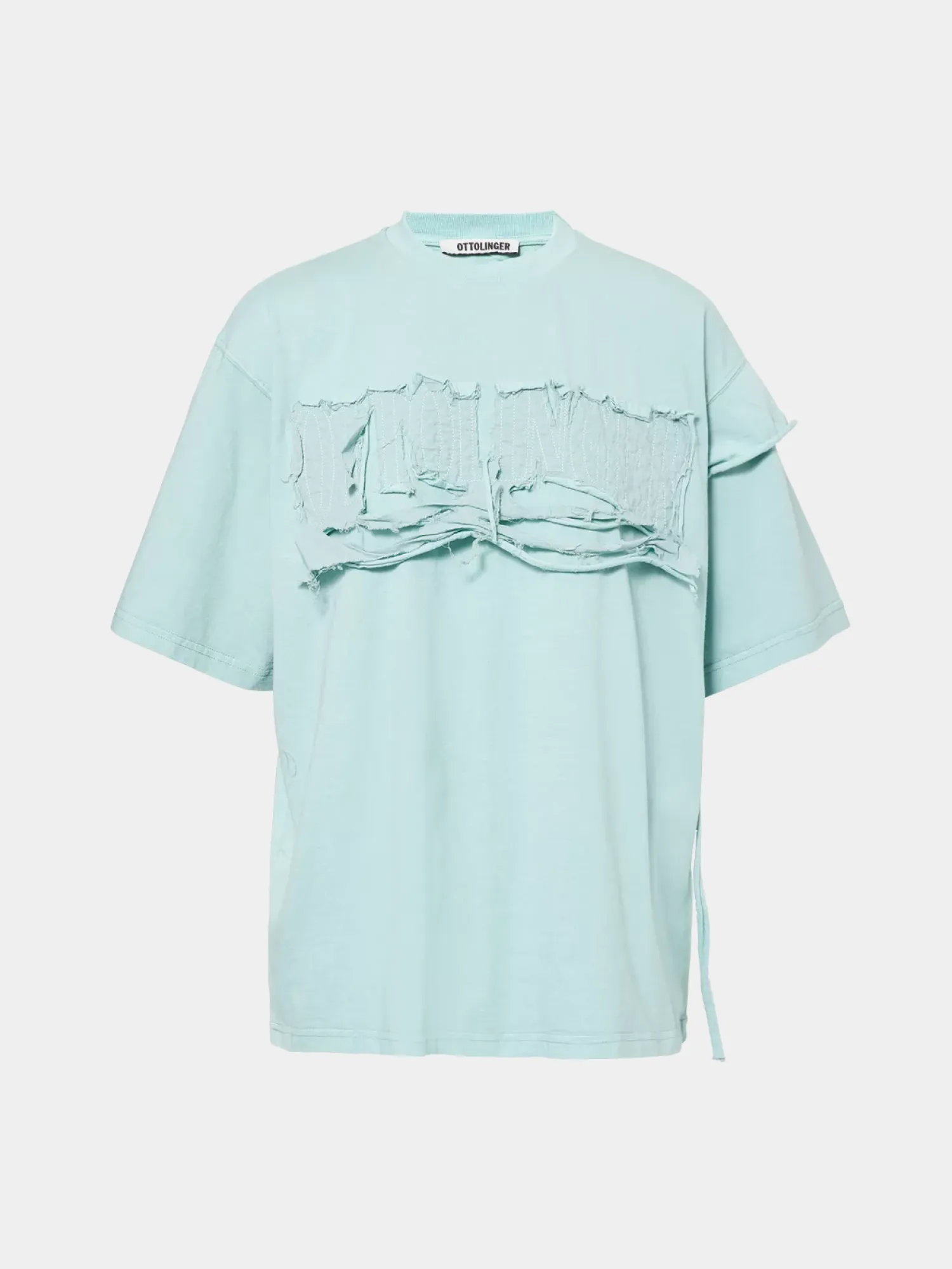 Женская Футболка Ottolinger Distressed Oversized Blue