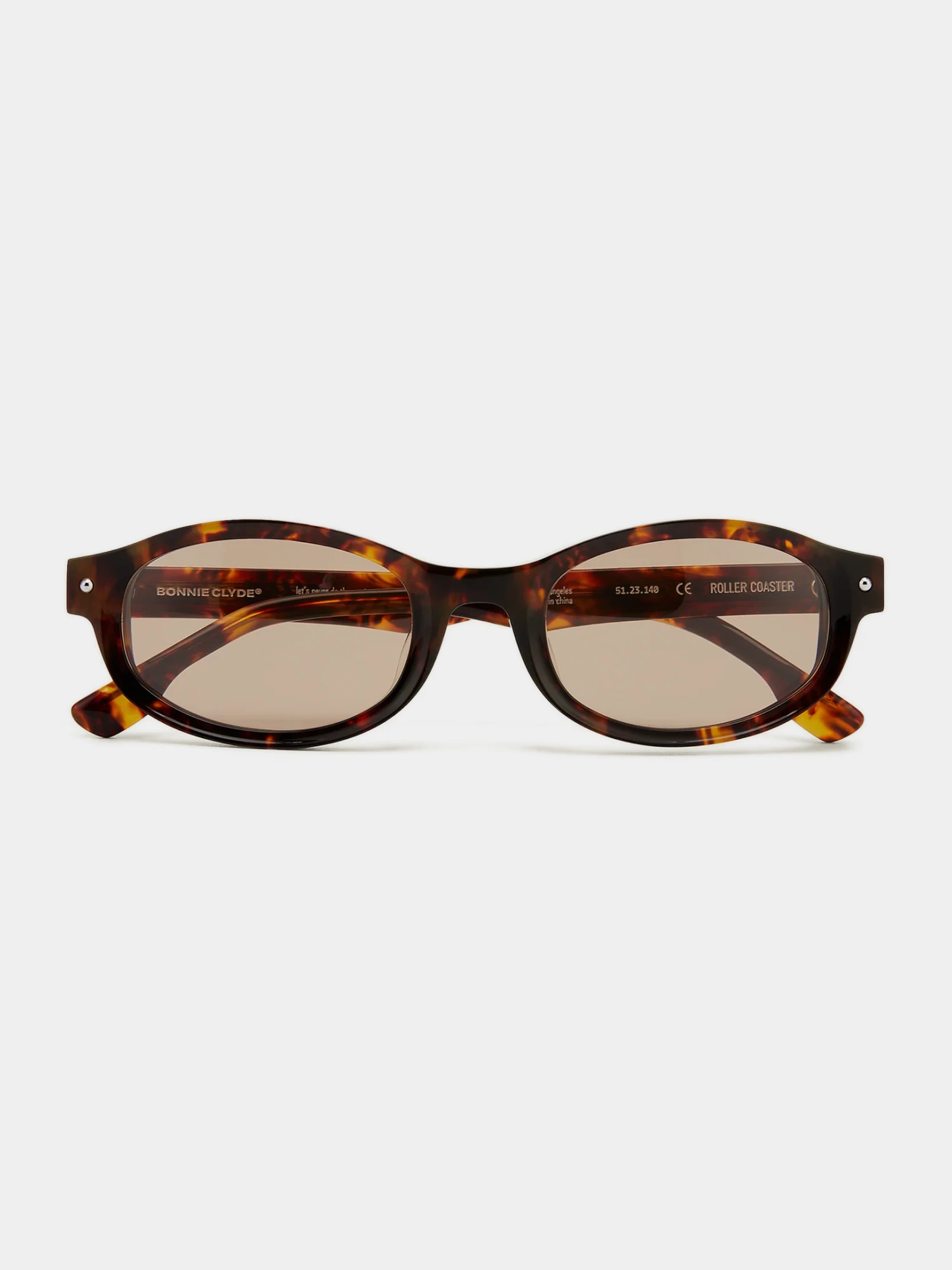 Очки Bonnie Clyde Roller Coaster Tortoise & Brown Lens