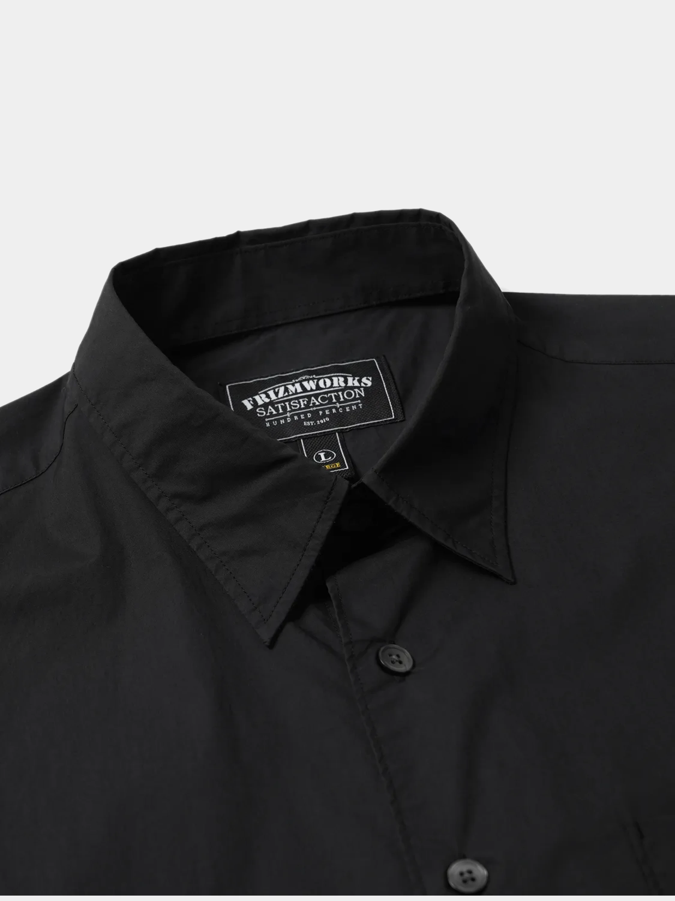 Рубашка FrizmWORKS Typewriter Relaxed Shirt Black