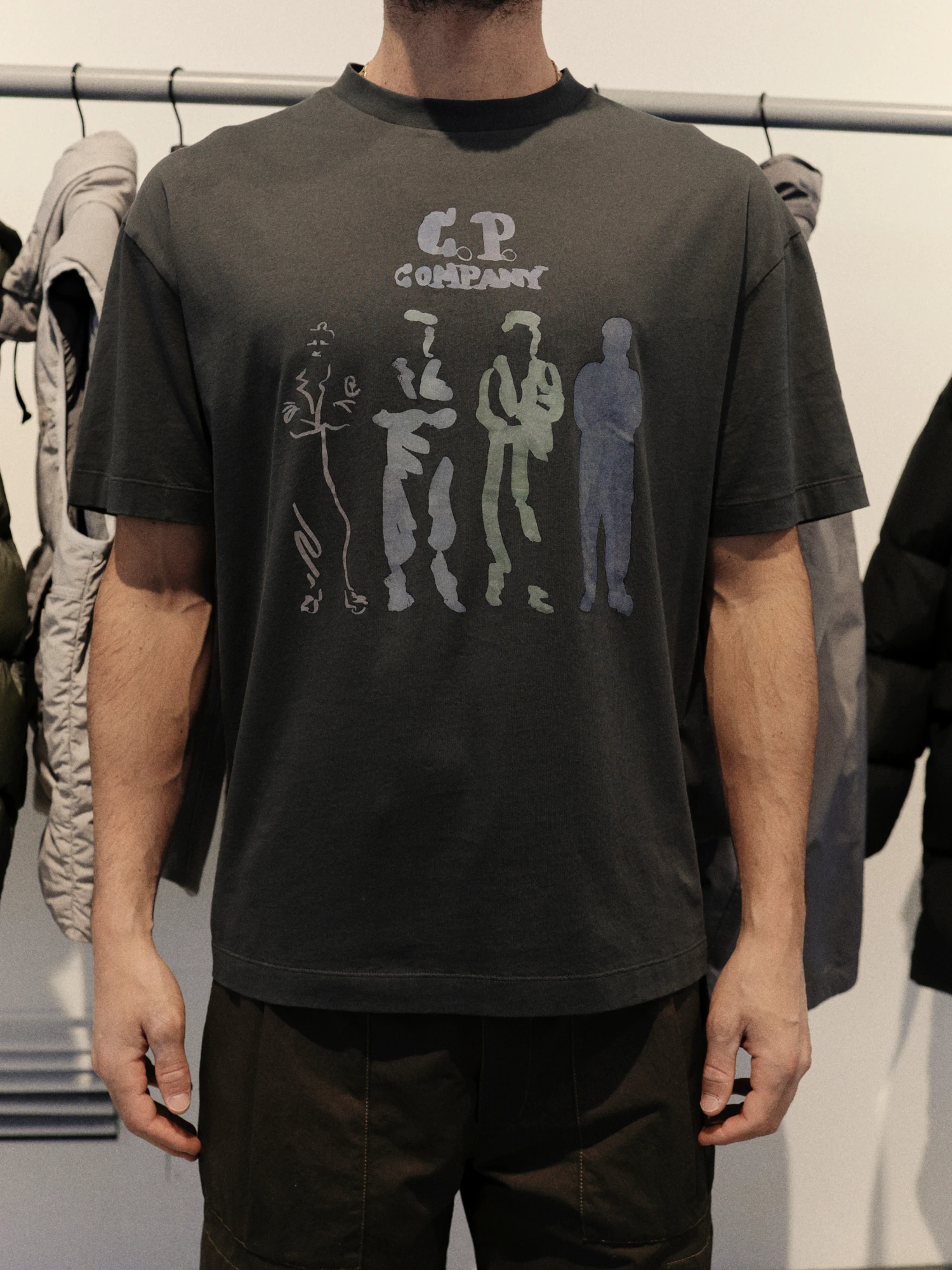 Футболка C.P. Company 30/1 Jersey British Sailor Dark Shadow