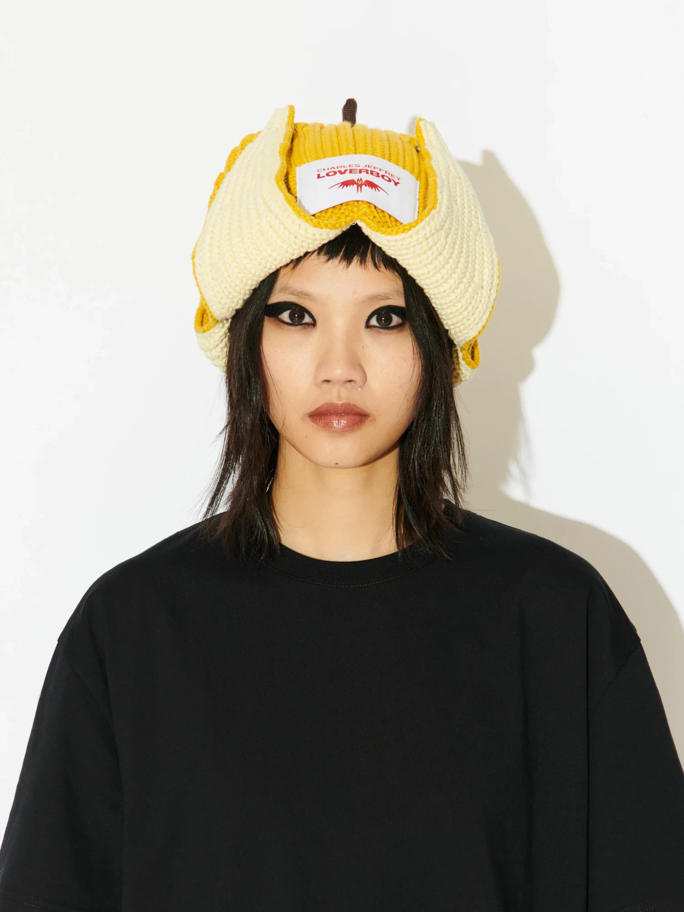 Шапка Charles Jeffrey Loverboy Chunky Banana Yellow