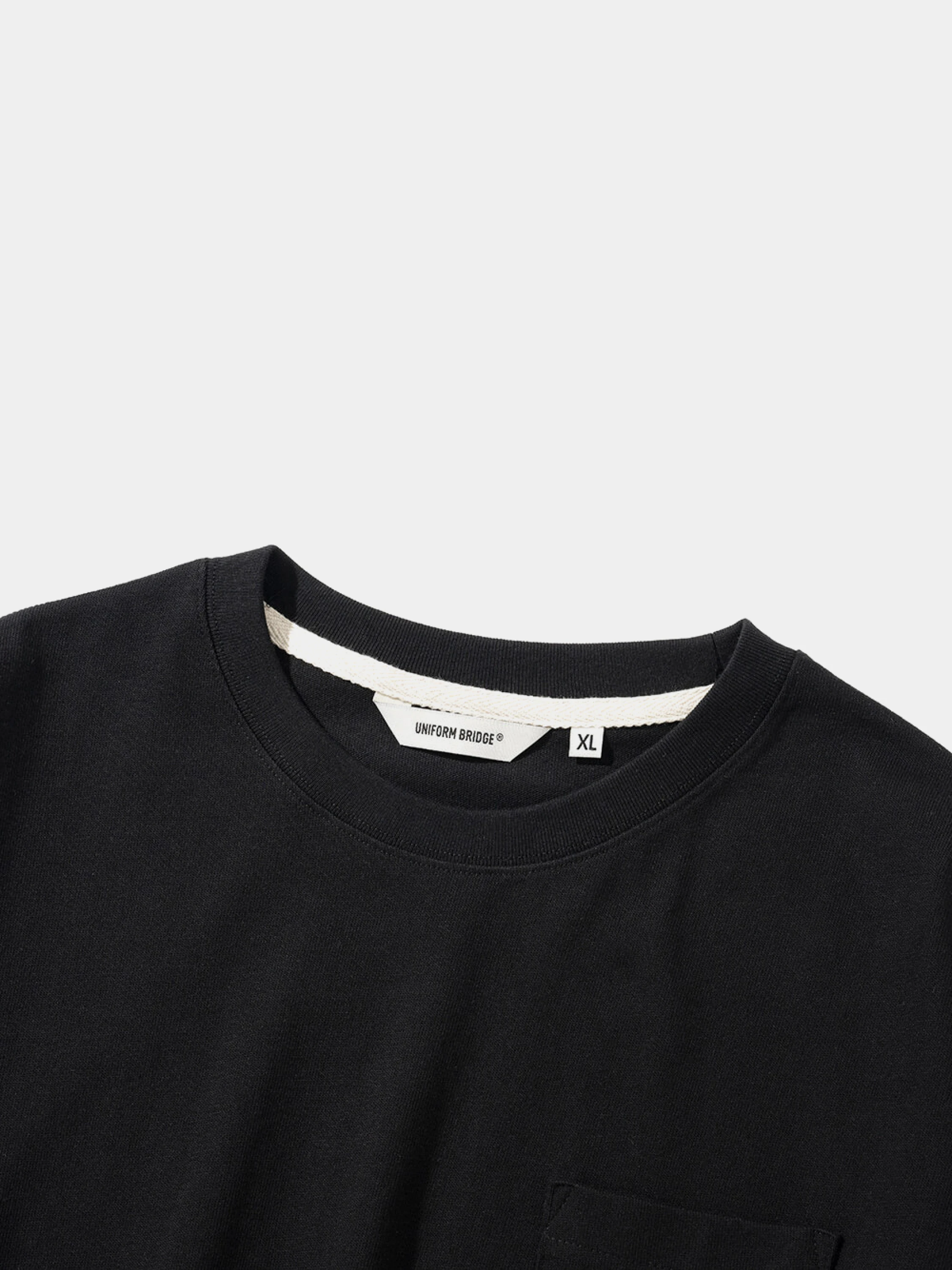 Лонгслив Uniform Bridge Heavyweight Pocket Black