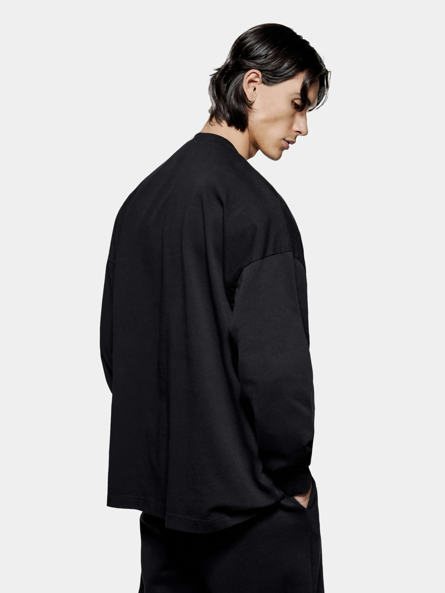 Лонгслив MKI MIYUKI ZOKU Uniform Long Sleeve Black