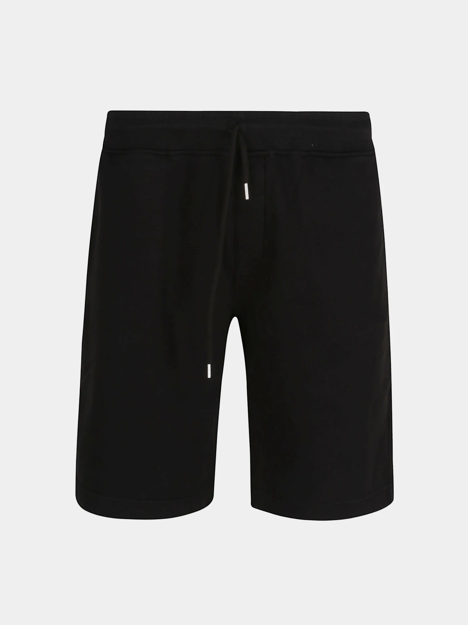 Шорты C.P. Company Cotton Diagonal Fleece Logo Black