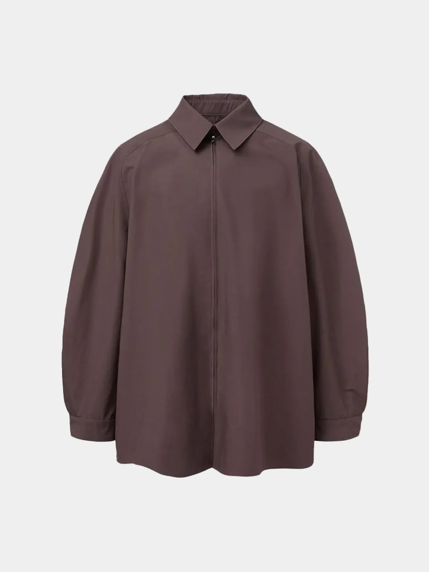 Овершот AMOMENTO Raglan Oversized Zip-Up Burgundy