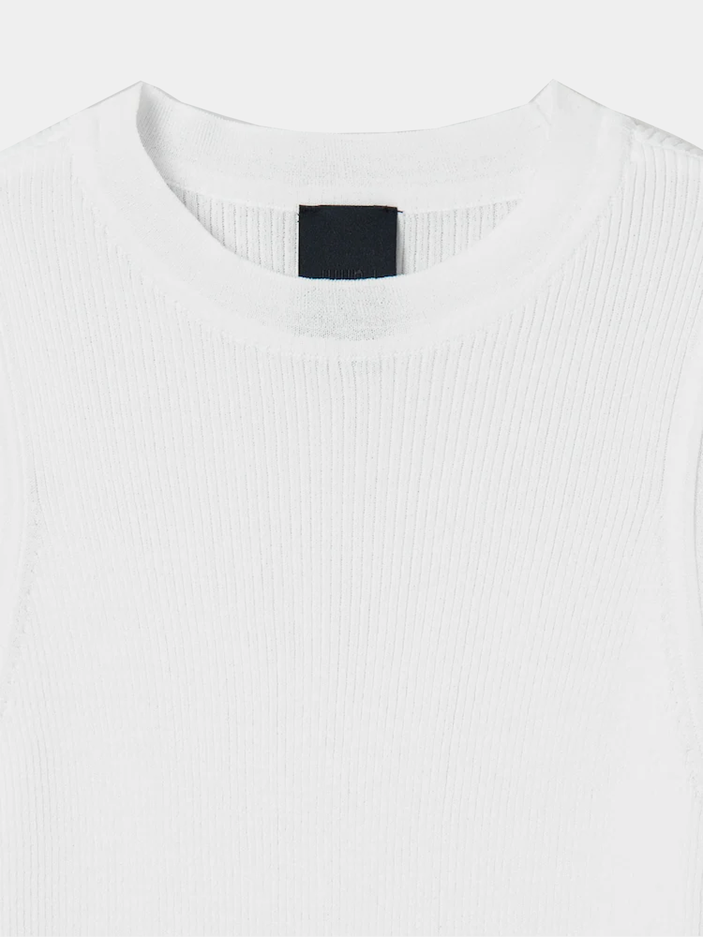 Женский пуловер JUUN.J See Through Round Neck White