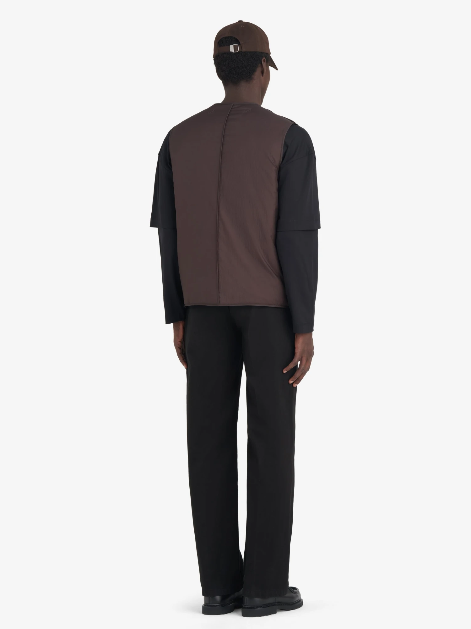 Жилет Études Paded Zip Vest Dk Brown